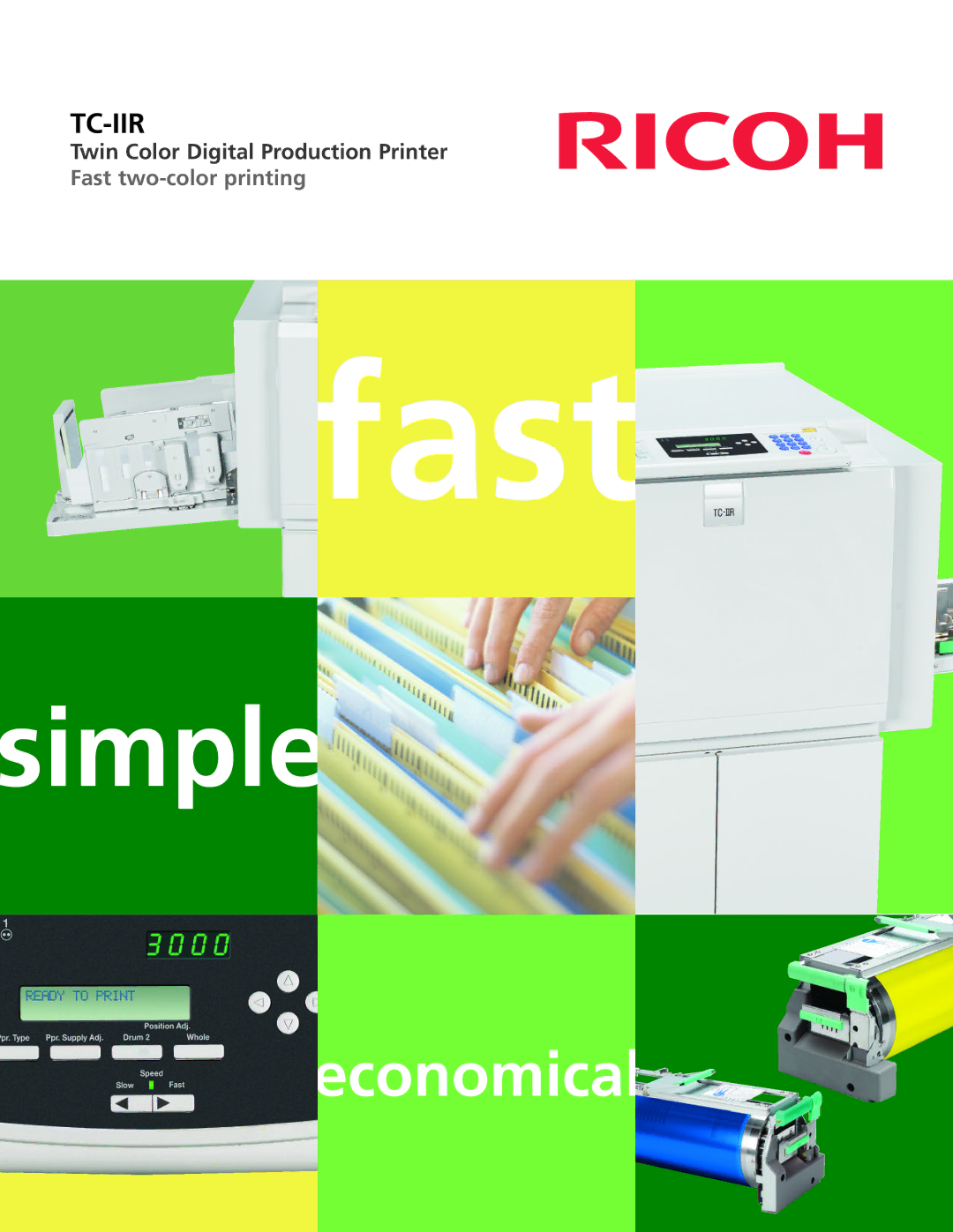 Ricoh TC-IIR manual Fast 