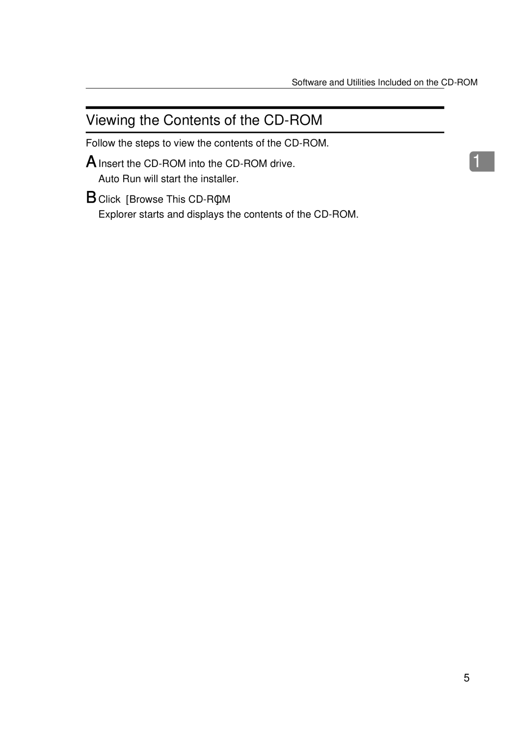 Ricoh 400780, Type B, AP2610 setup guide Viewing the Contents of the CD-ROM 