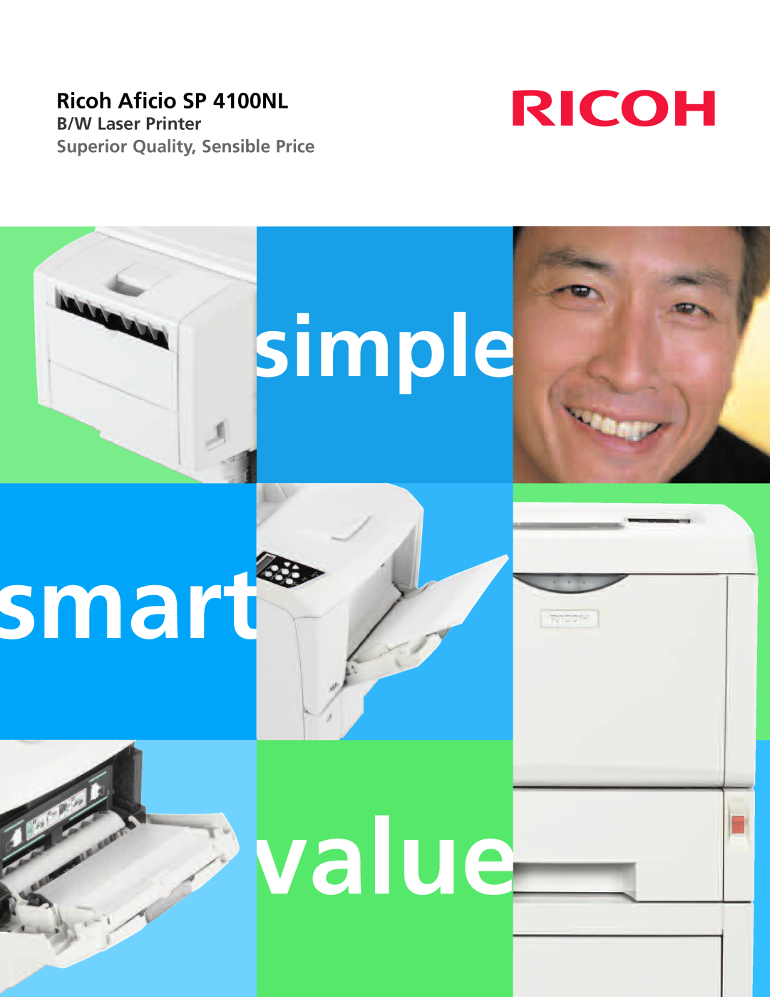 Ricoh 402304 manual value, smart, simple, Ricoh Aficio SP 4100NL, B/W Laser Printer, Superior Quality, Sensible Price 