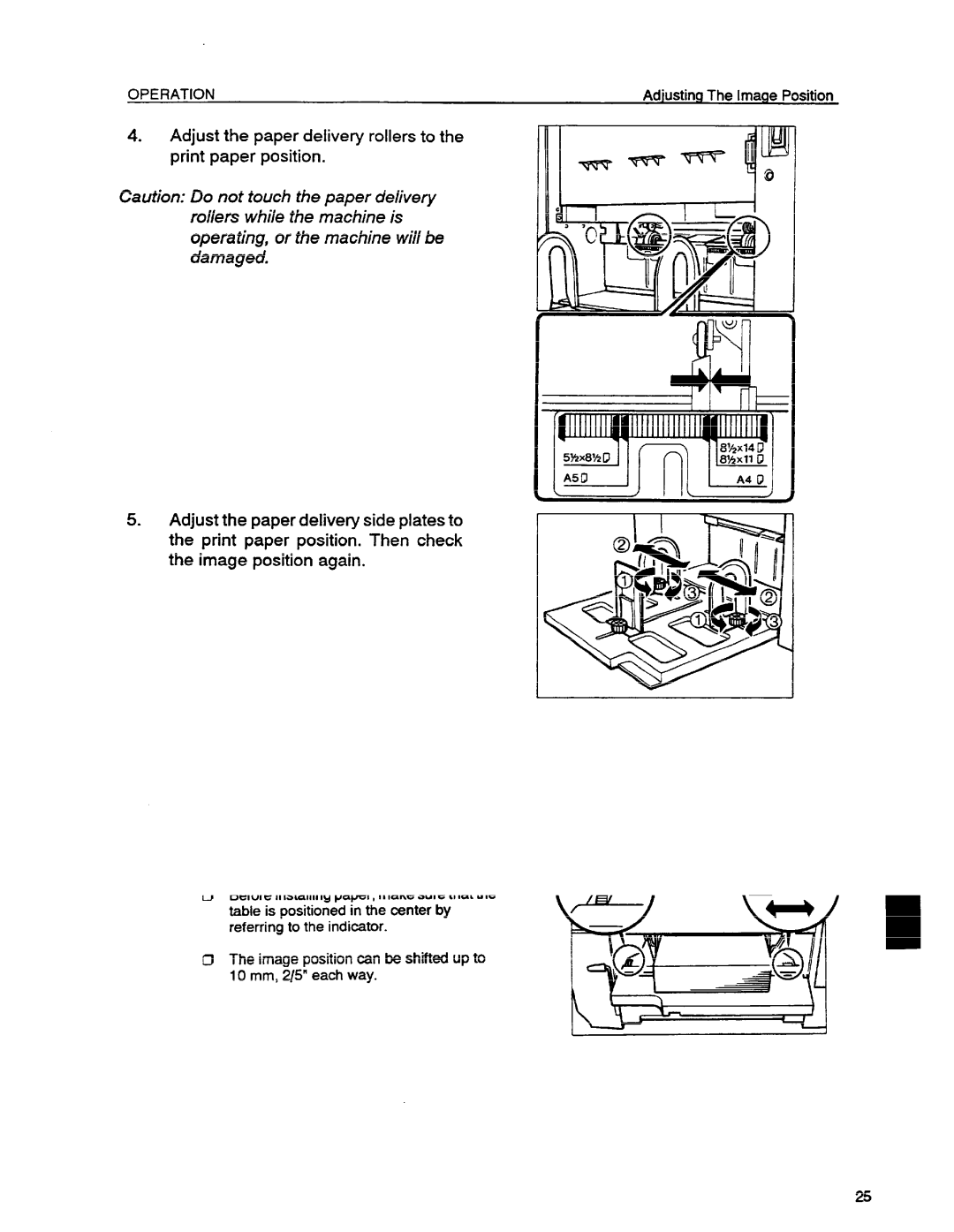 Ricoh VT1730 manual Operation 