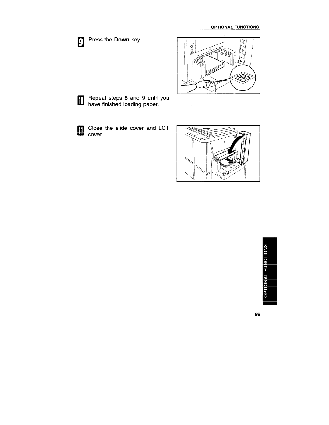 Ricoh VT3800 manual Optional Functions 