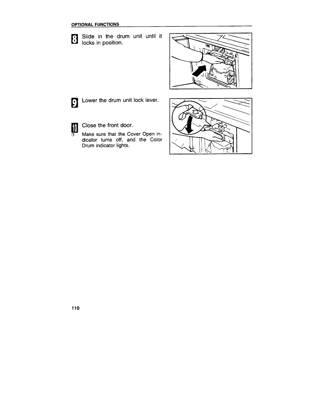 Ricoh VT3800 manual Optional Functions 