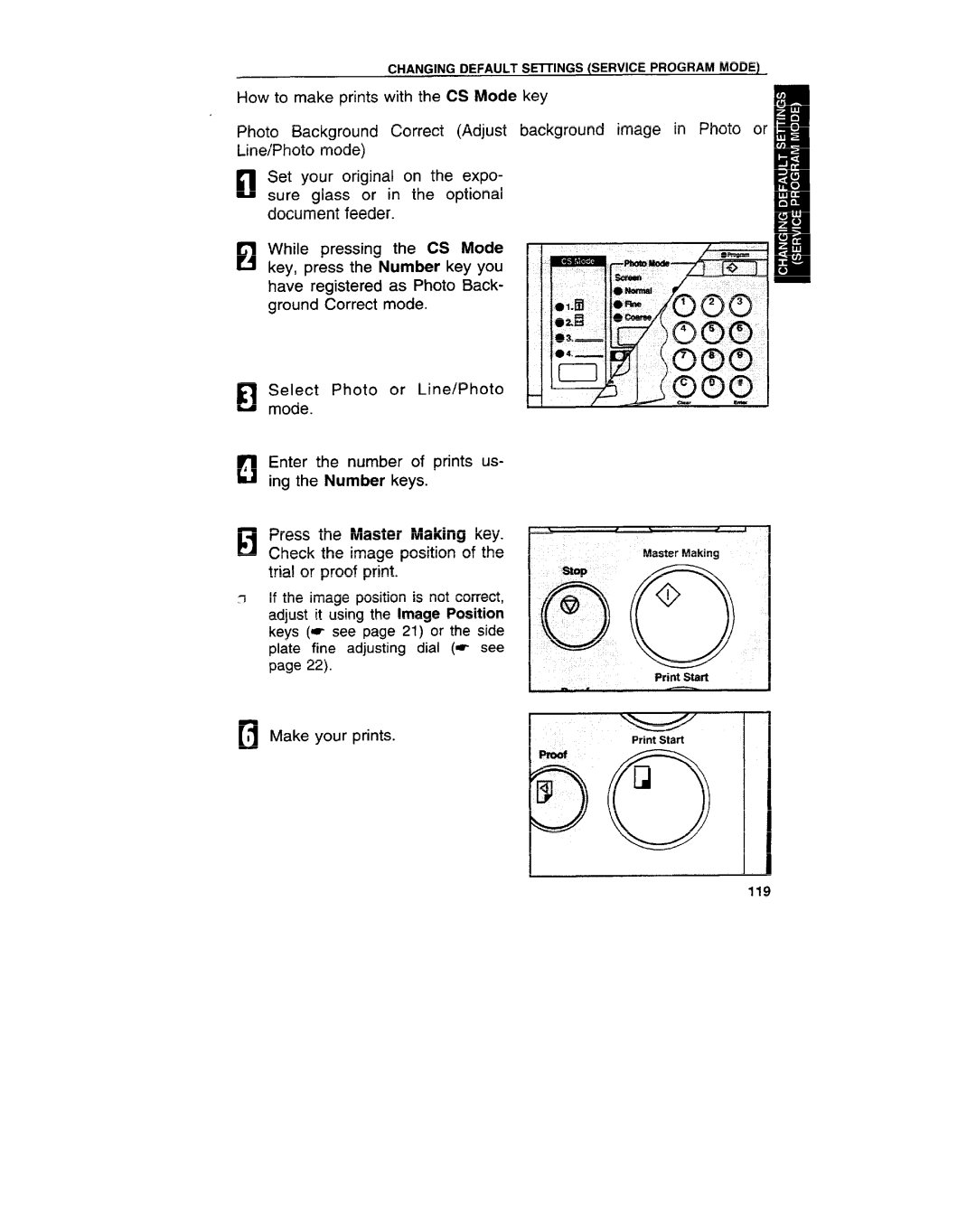 Ricoh VT3800 manual Make your prints 