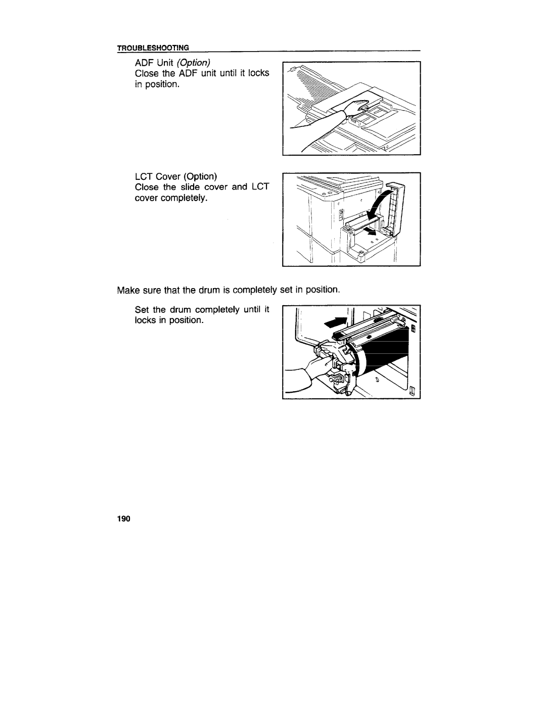 Ricoh VT3800 manual Troubleshooting 