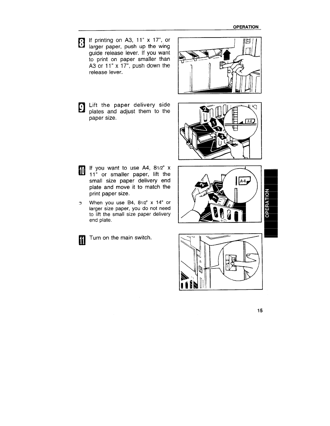 Ricoh VT3800 manual Operation 