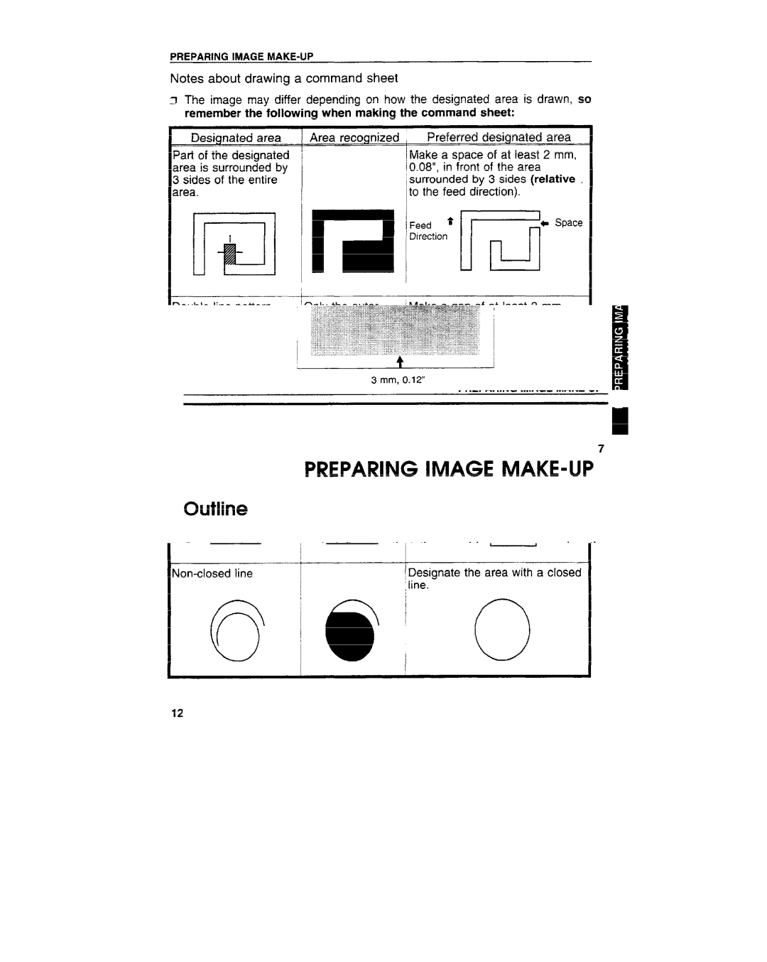 Ricoh VT3800 manual Preparing Image MAKE-UP 