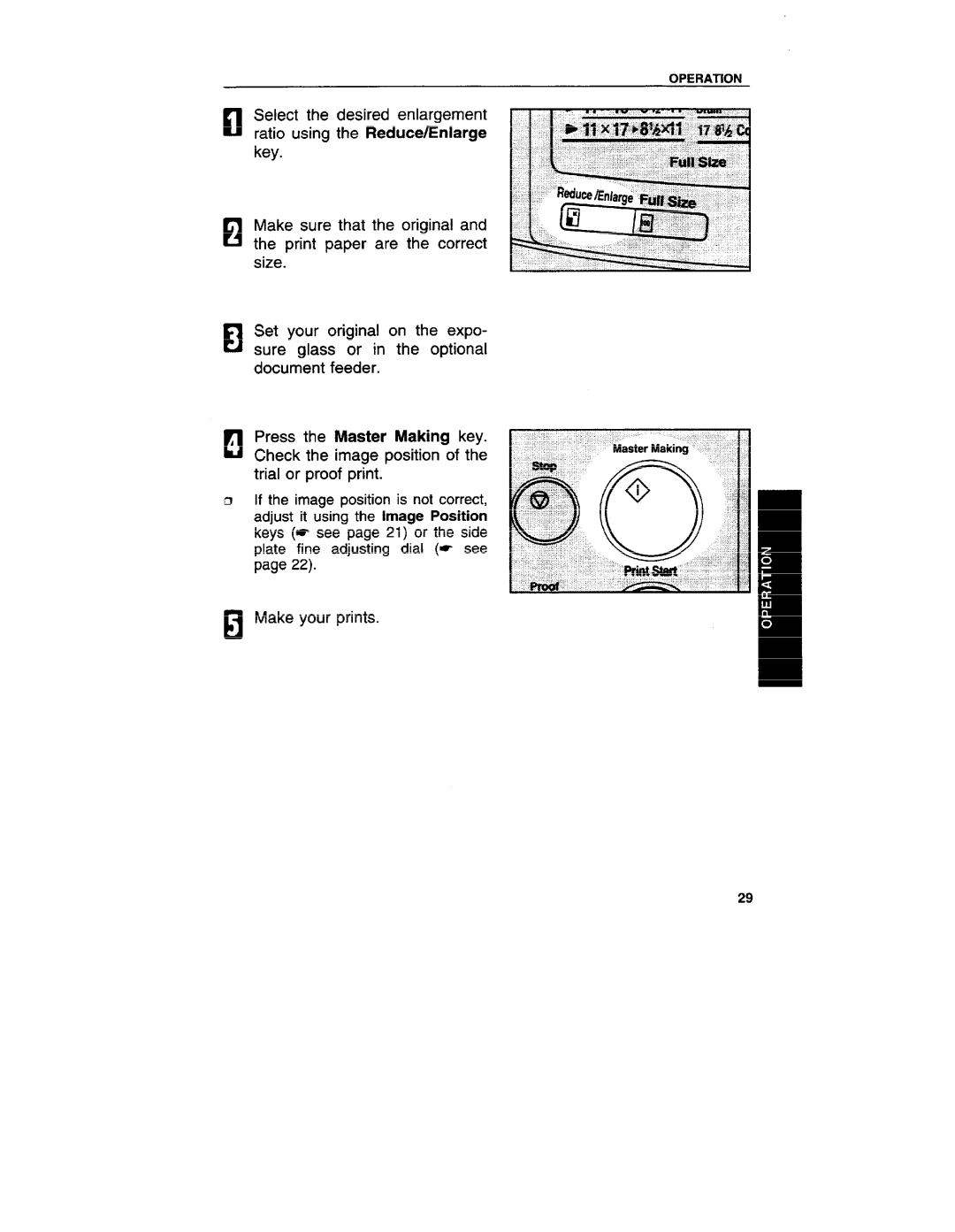 Ricoh VT3800 manual Operation 