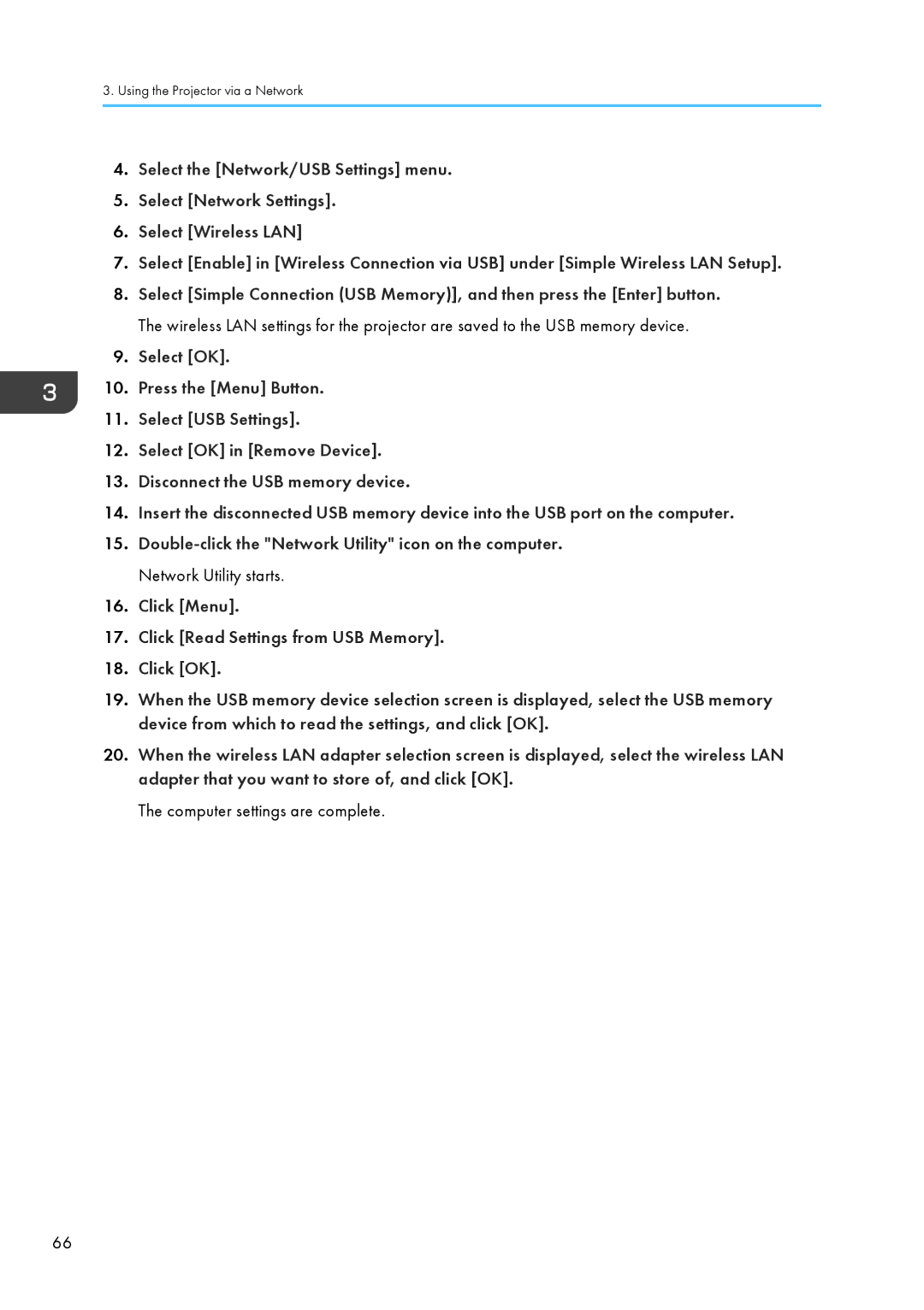 Ricoh WX4130n operating instructions Computer settings are complete 