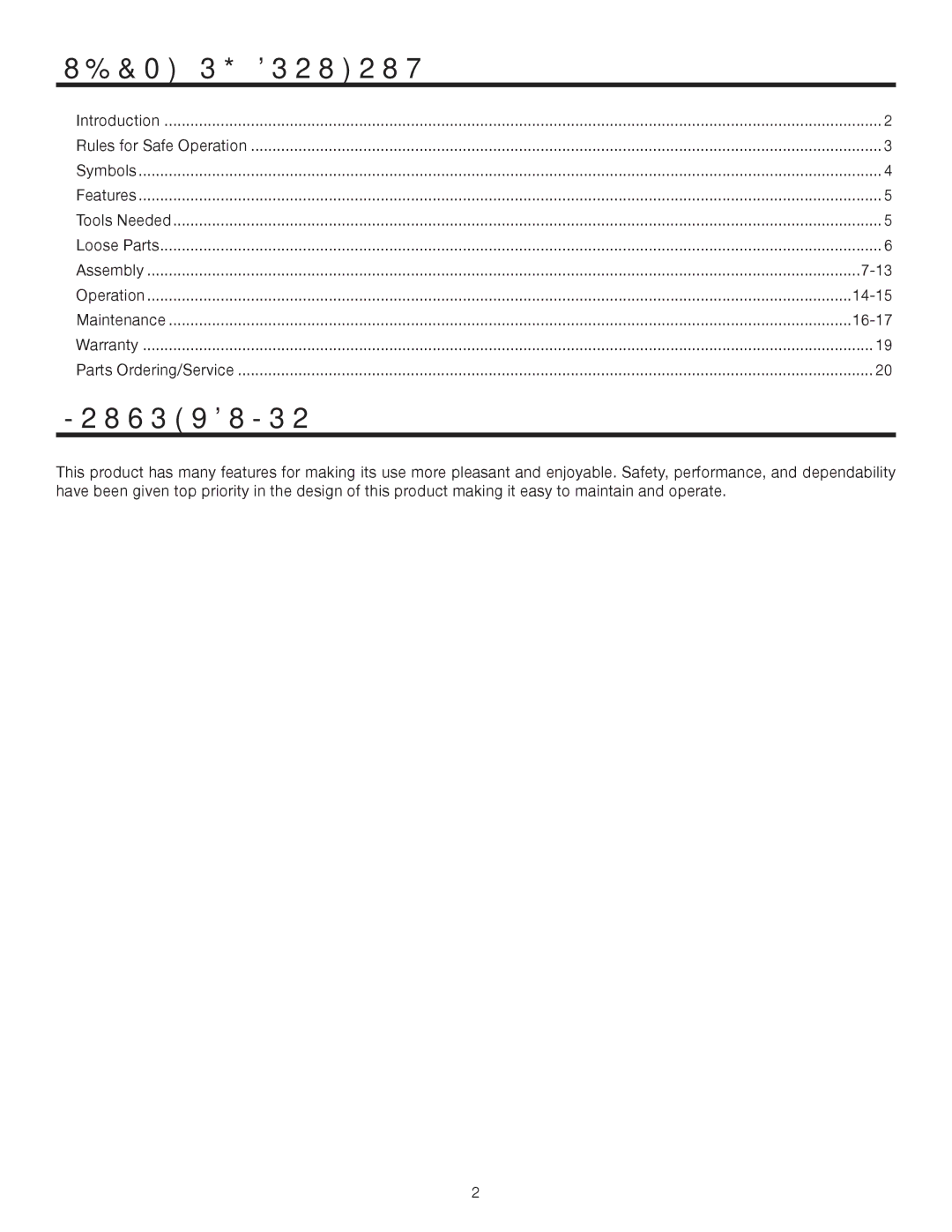 RIDGID AC9944 manual Table of Contents, Introduction 