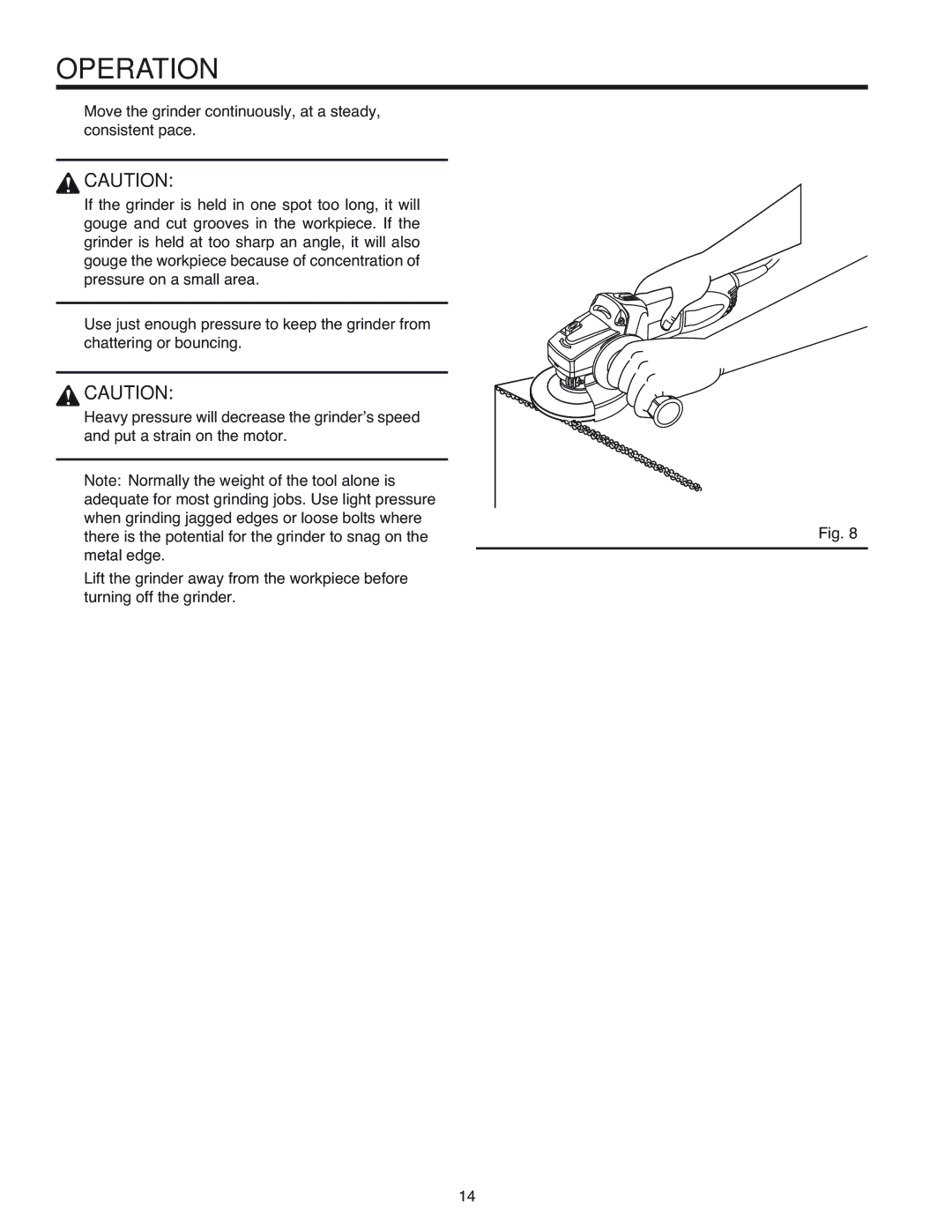 RIDGID R1000 manual Operation 