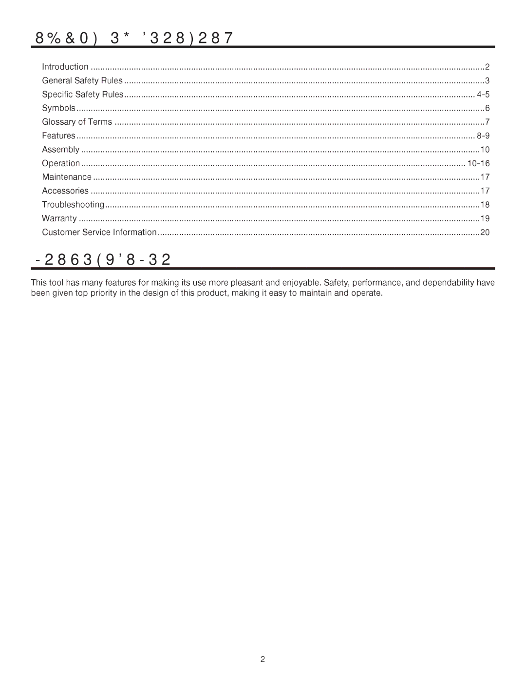 RIDGID R150FSA manual Table of Contents, Introduction 