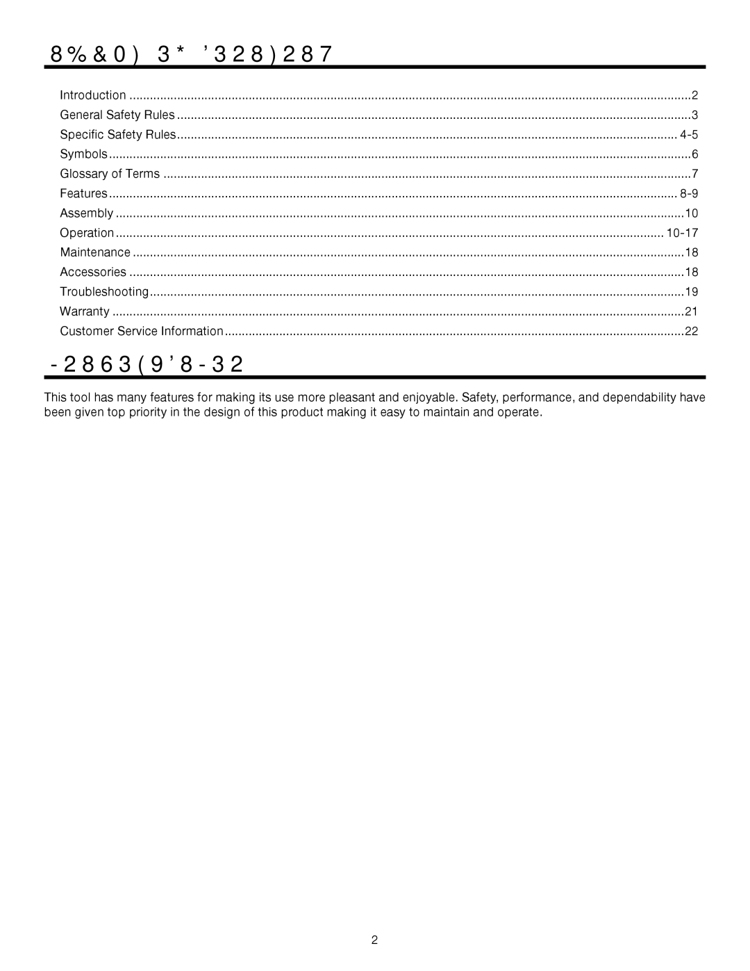 RIDGID R175RNA manual Table of Contents, Introduction 