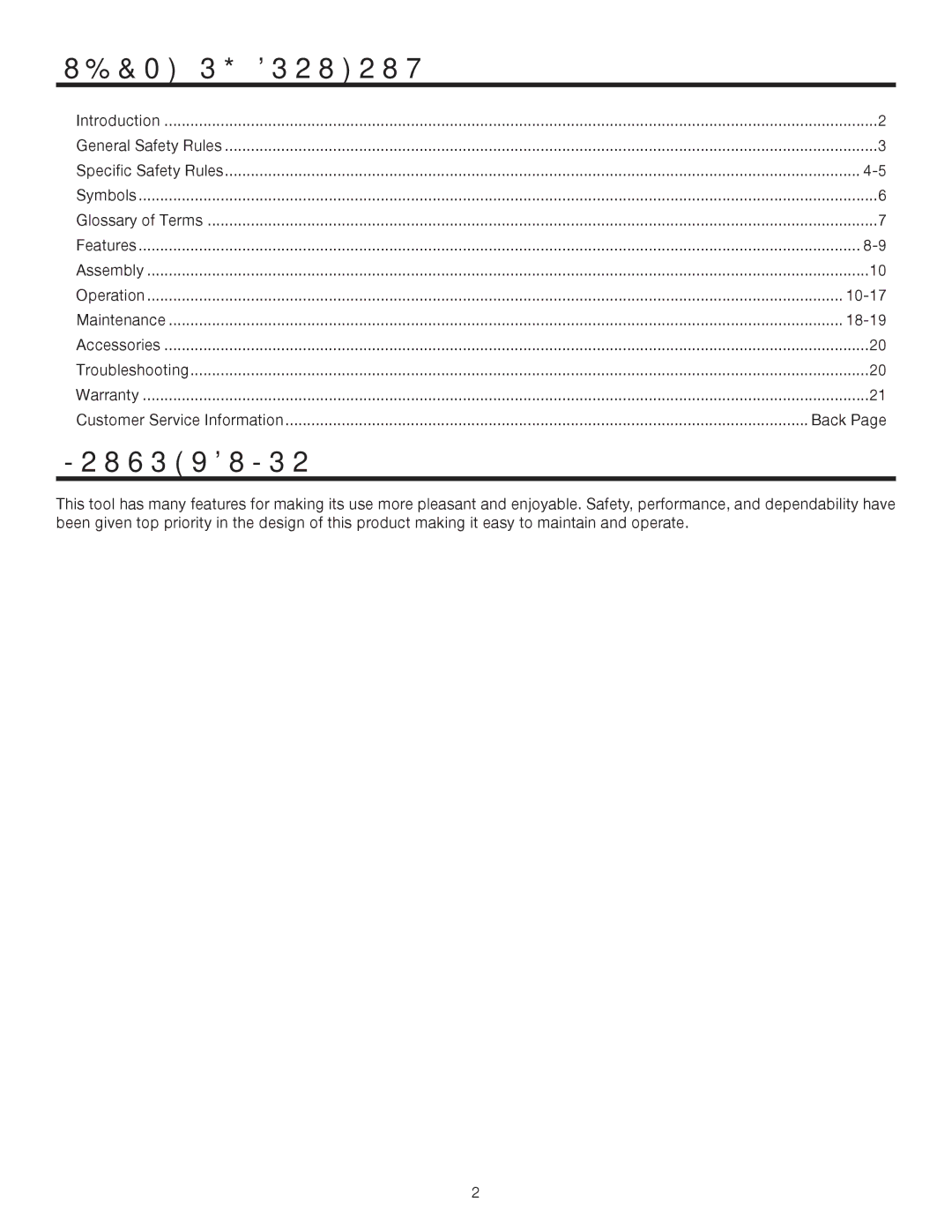 RIDGID R175RND manual Table of Contents, Introduction 