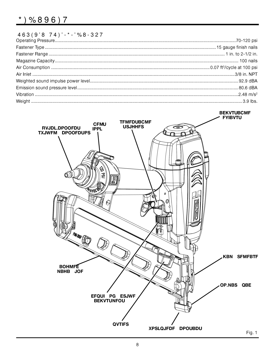RIDGID R250AFA manual Features, Product Specifications 
