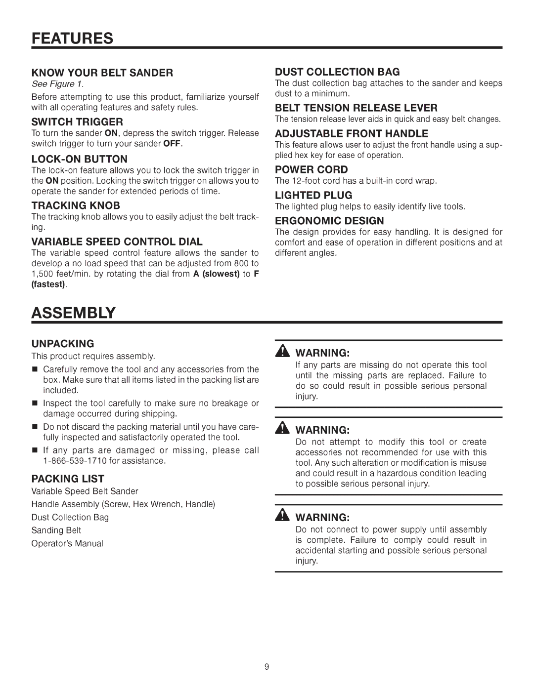 RIDGID R2720 manual Assembly 