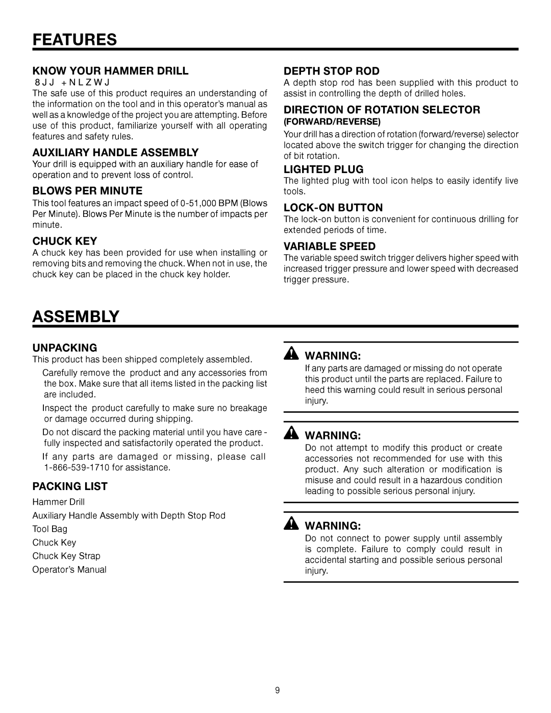 RIDGID R5013 manual Assembly 