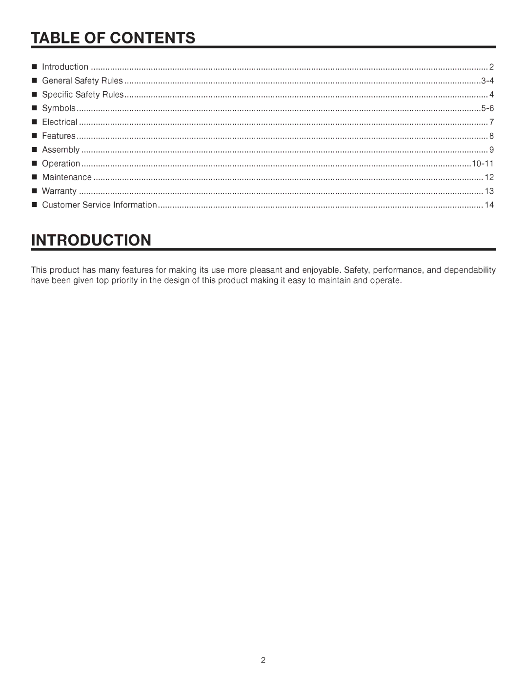 RIDGID R6000-1 manual Table of Contents, Introduction 