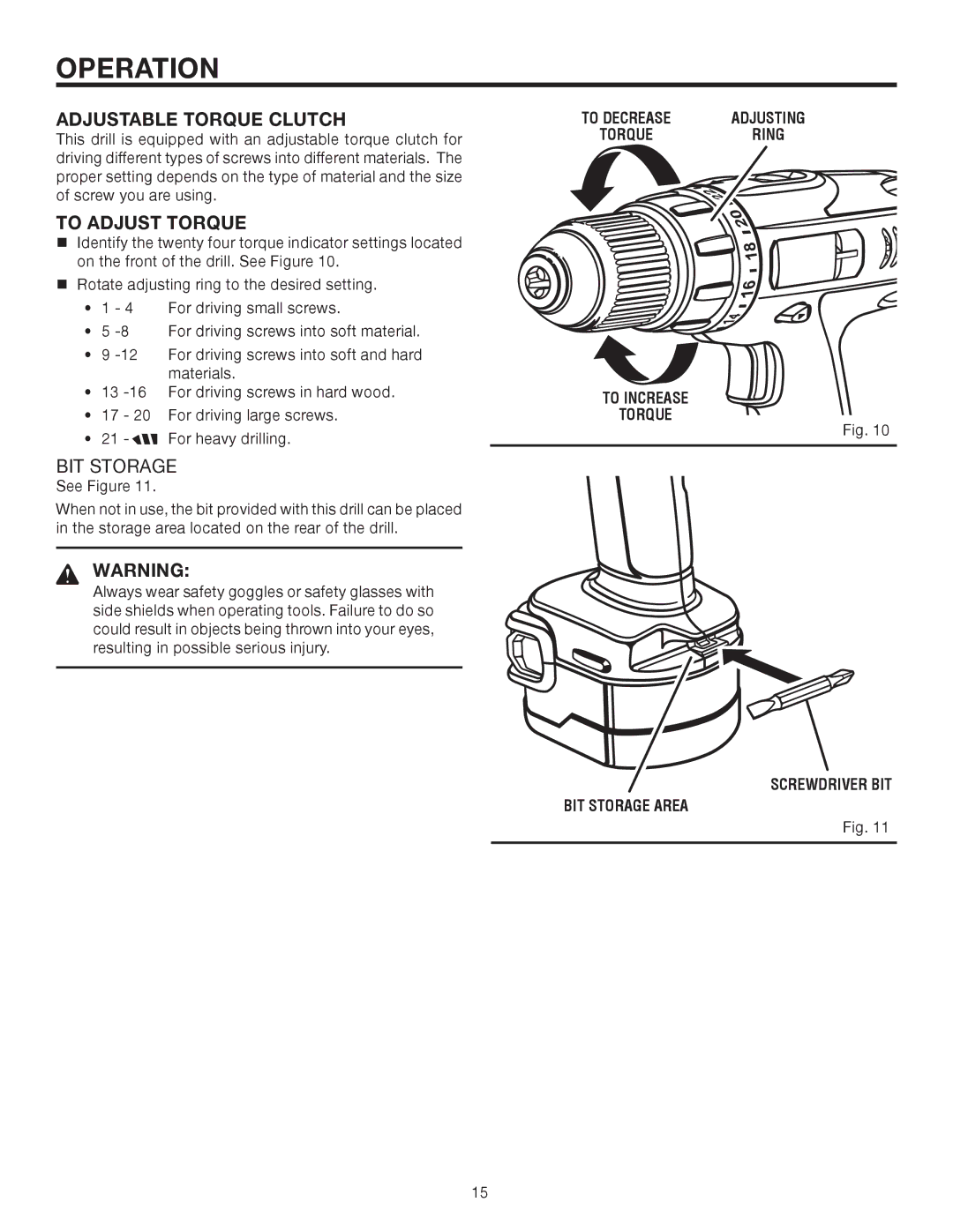 RIDGID R82001 manual Adjustable Torque Clutch, To Adjust Torque 