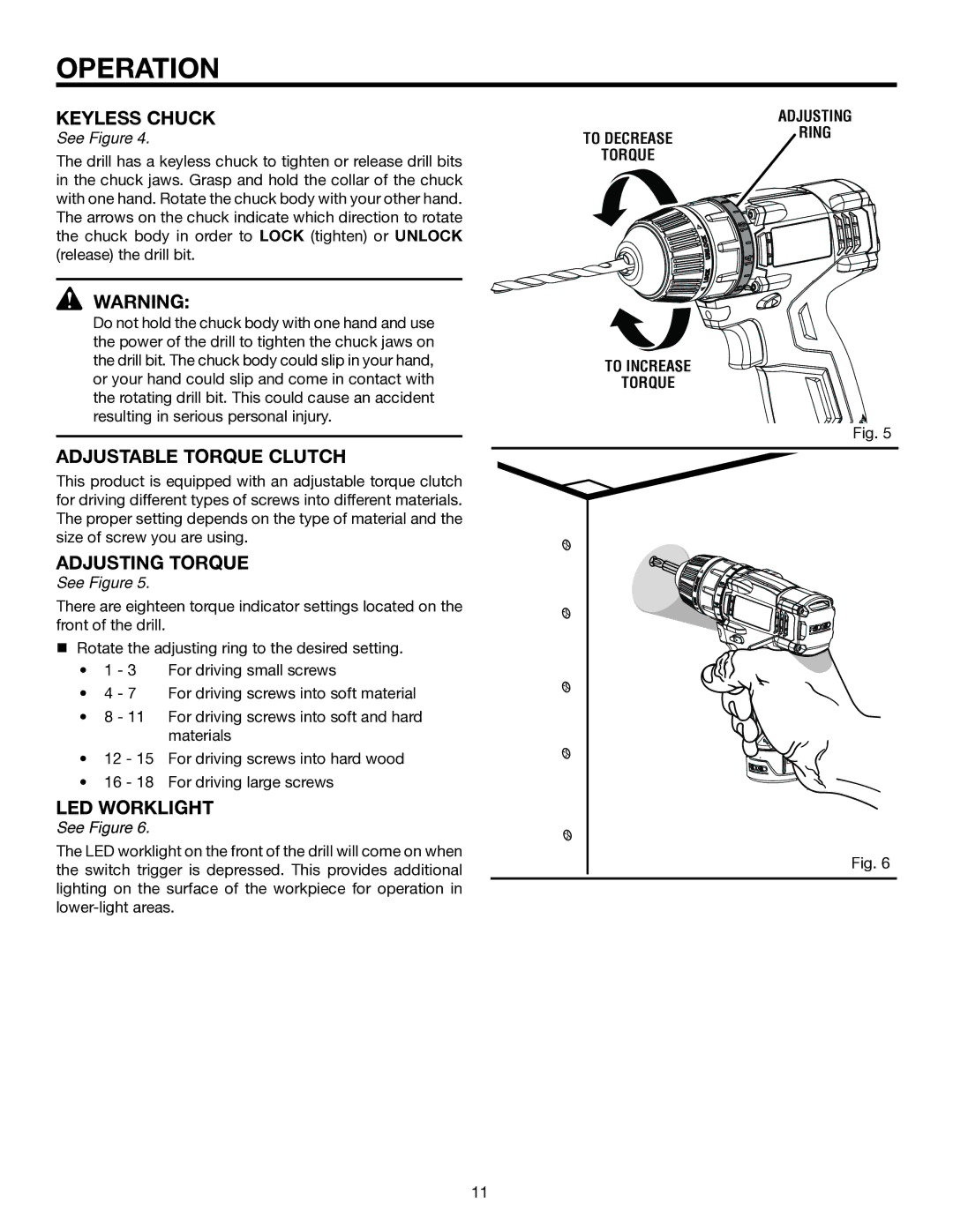 RIDGID R82007 manual Adjustable torque clutch 