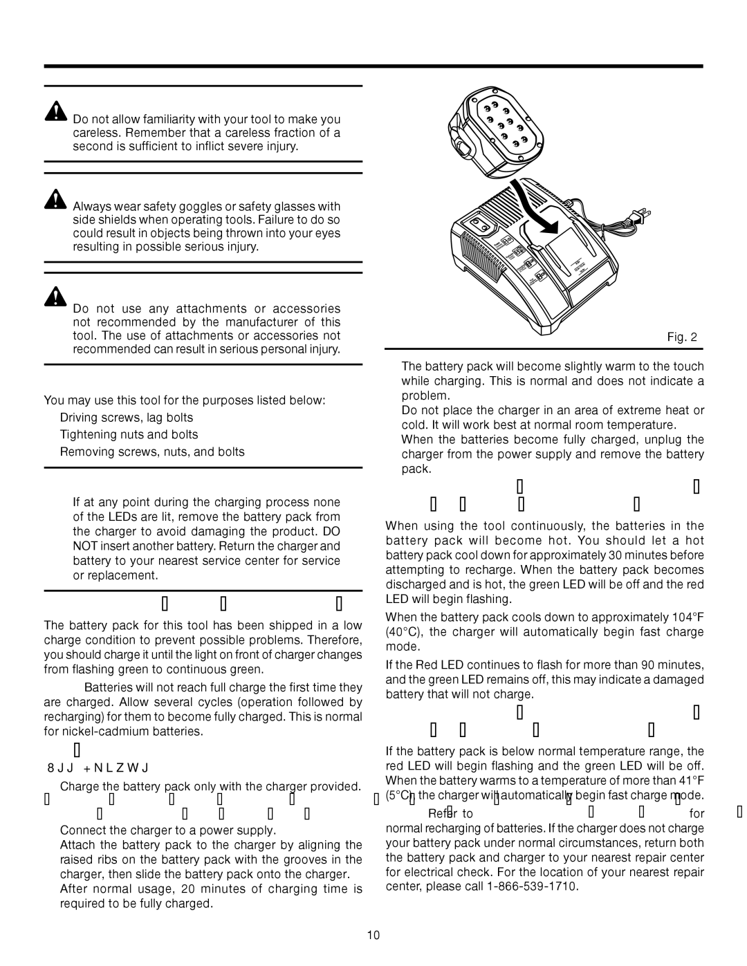 RIDGID R82320 manual Operation 