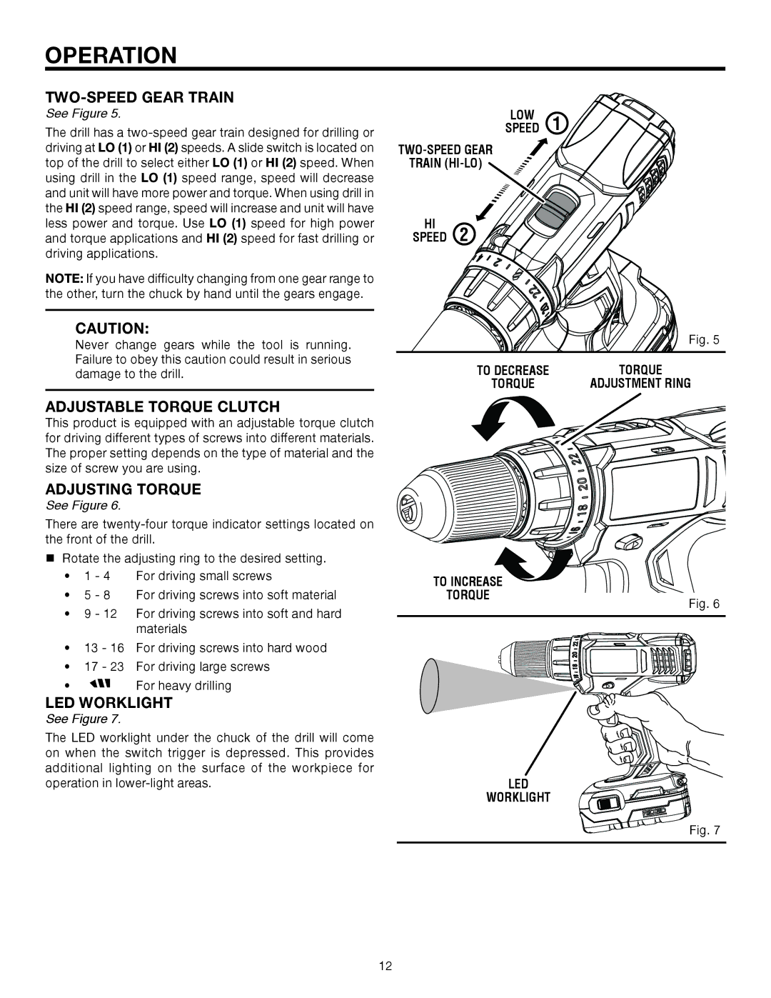 RIDGID R86006 manual Two-SPEED gear train 