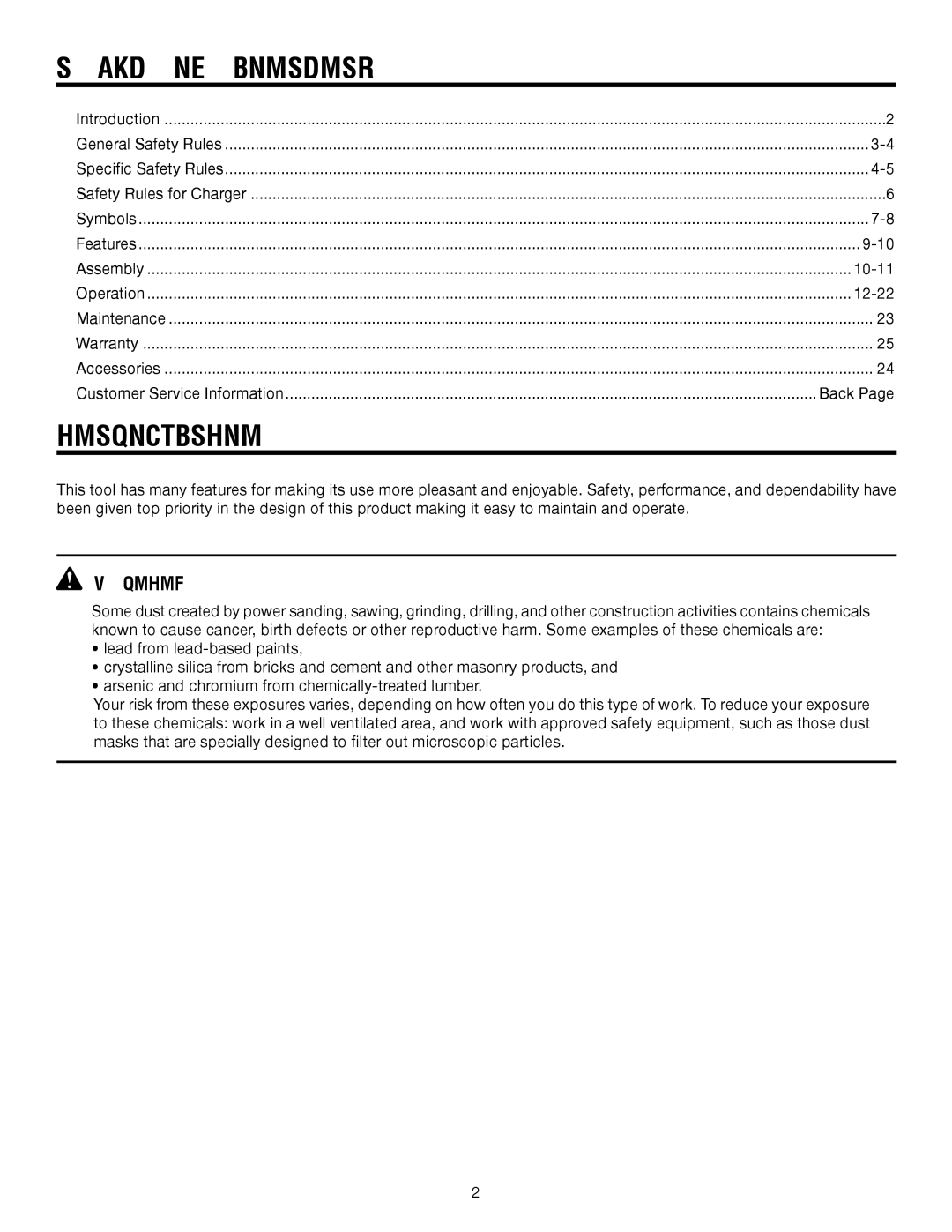 RIDGID R885 manual Table of Contents, Introduction 