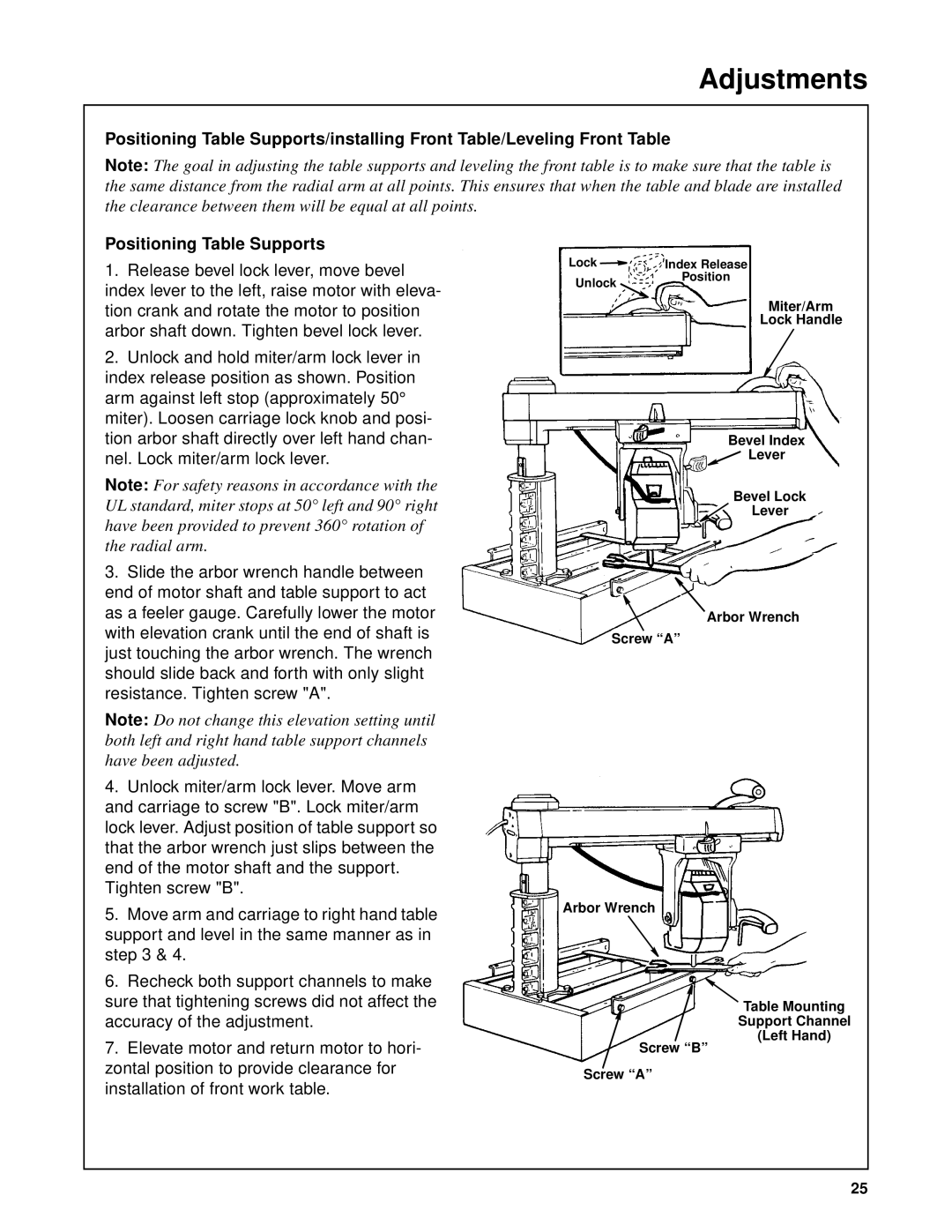 RIDGID SP6263 manual Lock 