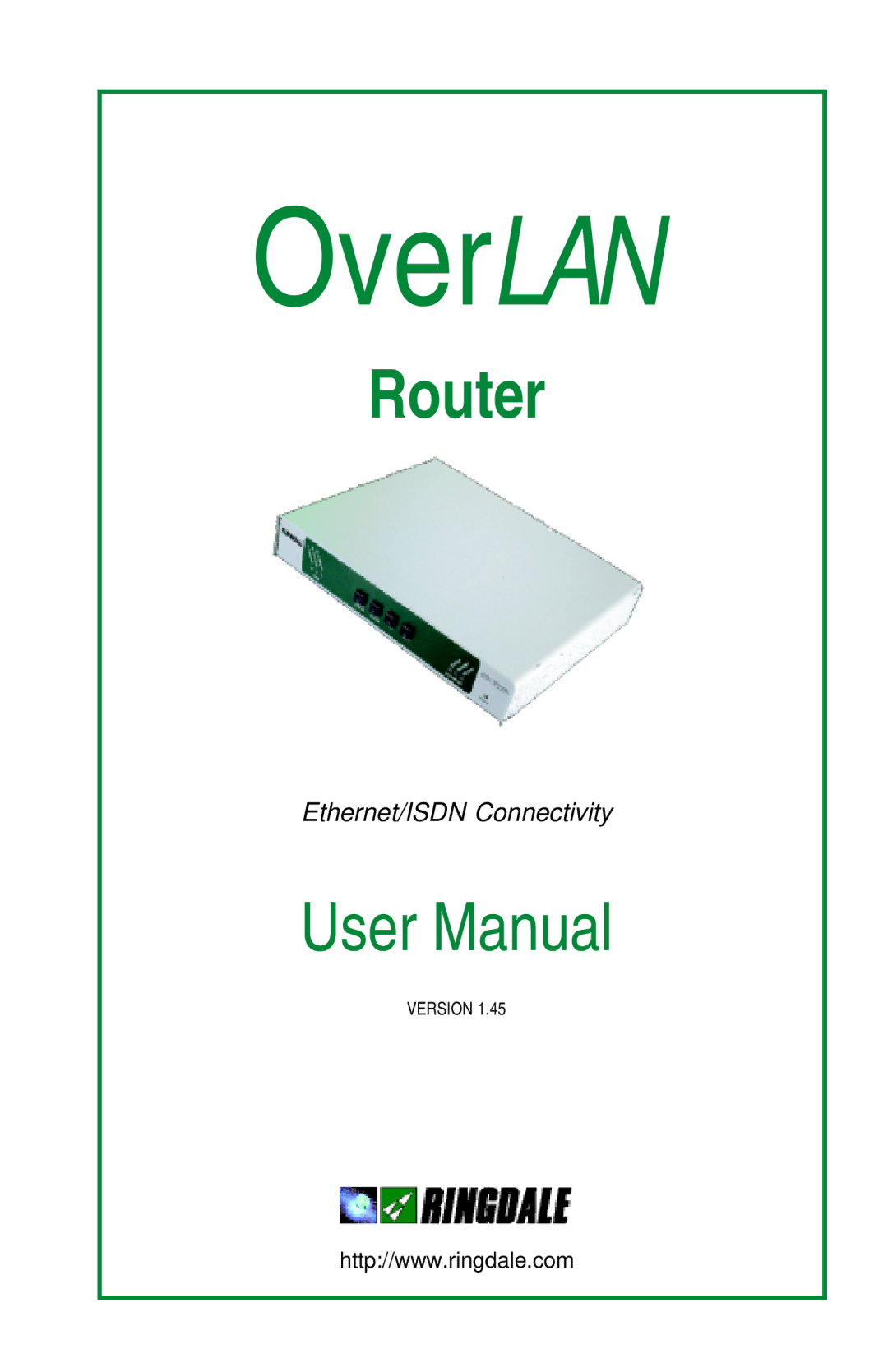 Ringdale ISDN user manual OverLAN 