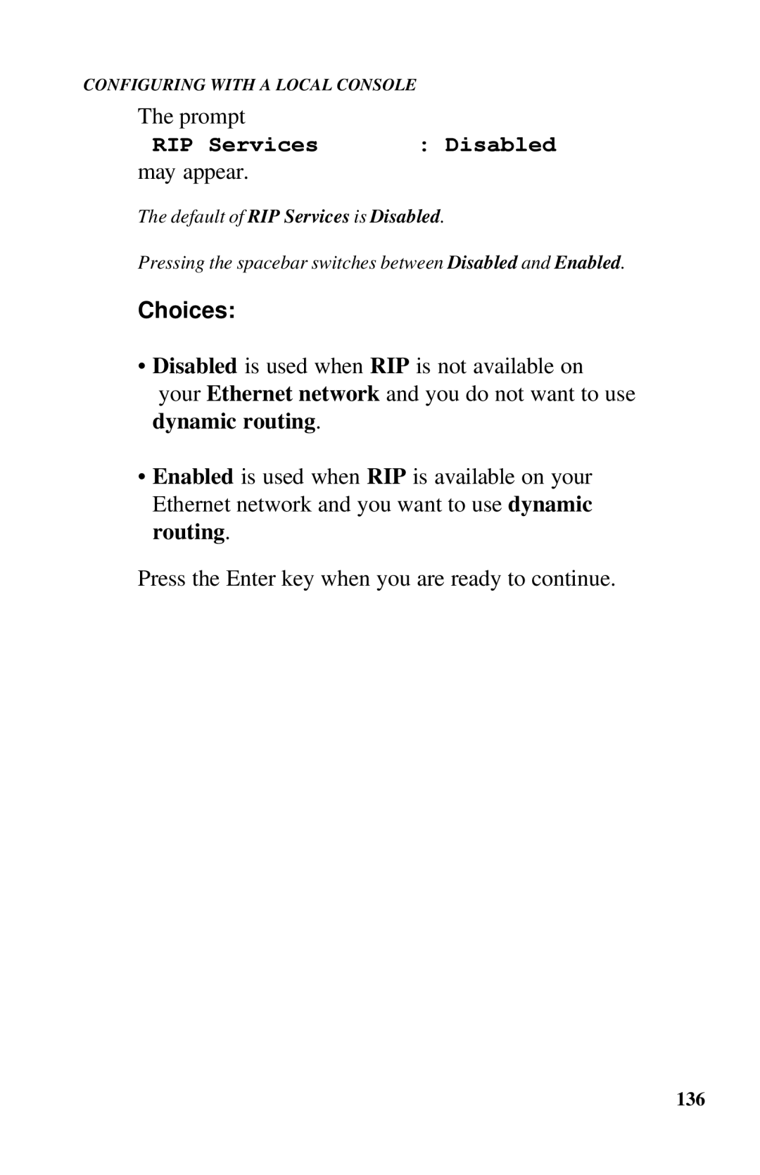 Ringdale ISDN user manual RIP Services, Dynamic routing 