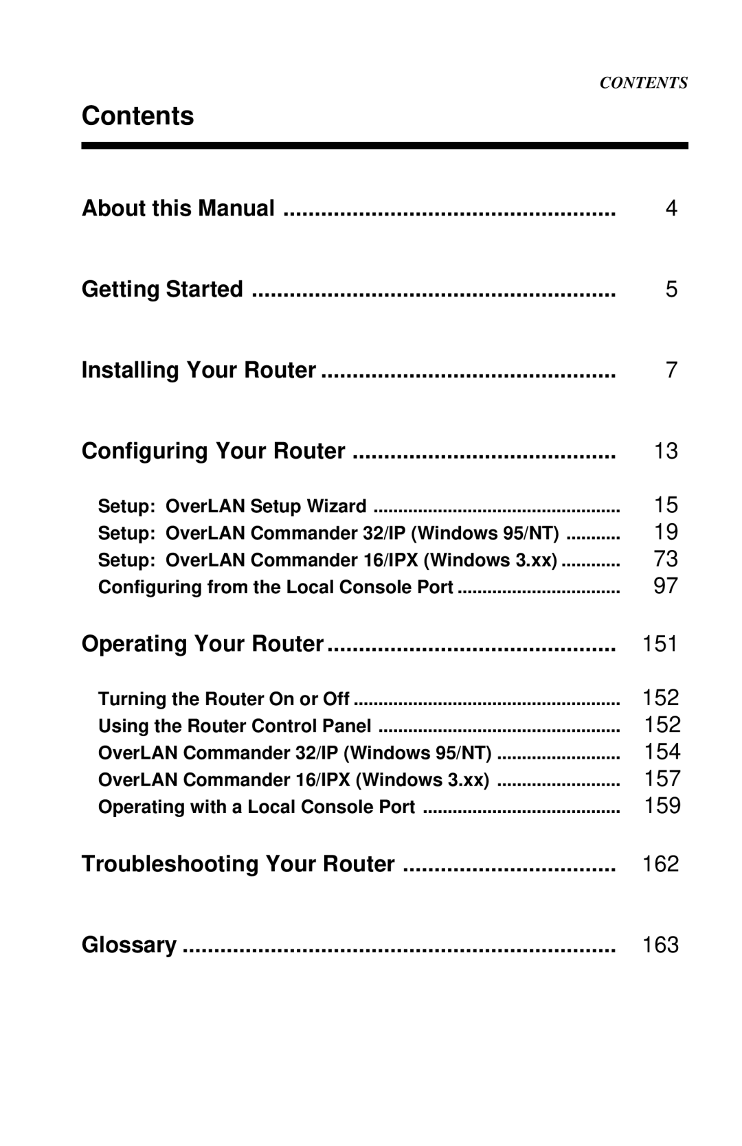 Ringdale ISDN user manual Contents 