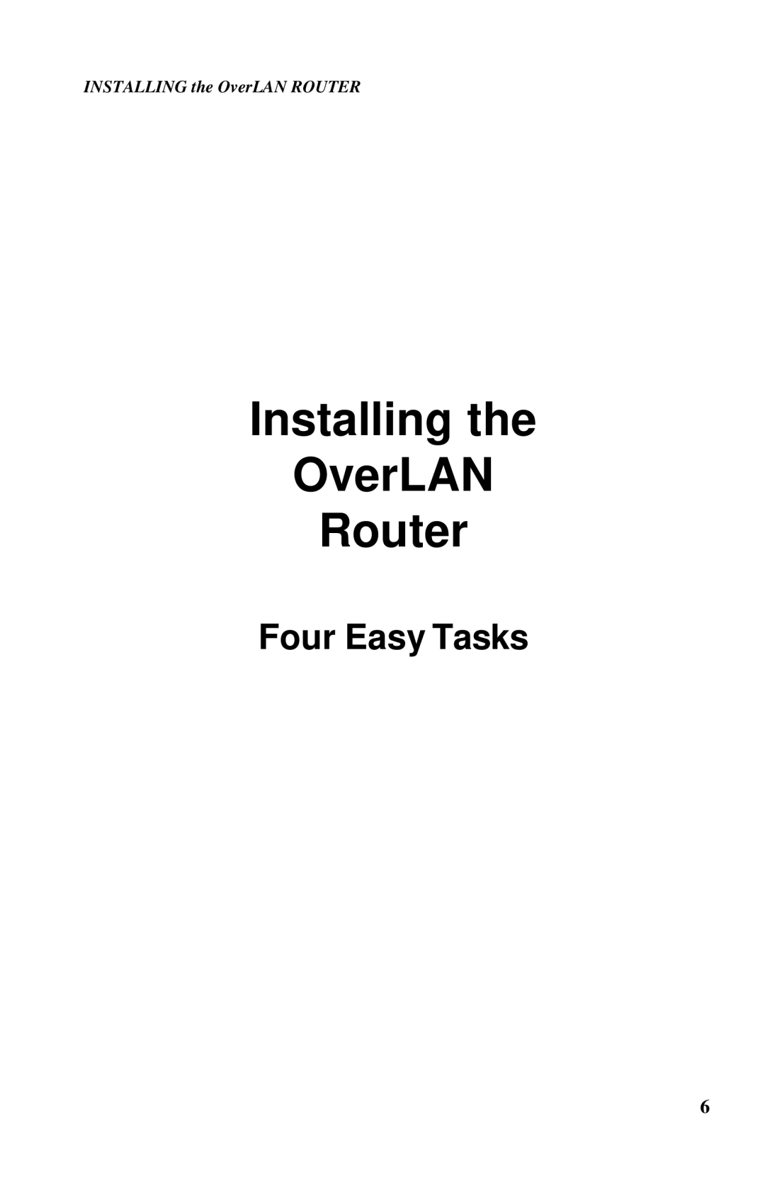 Ringdale ISDN user manual Installing OverLAN Router 