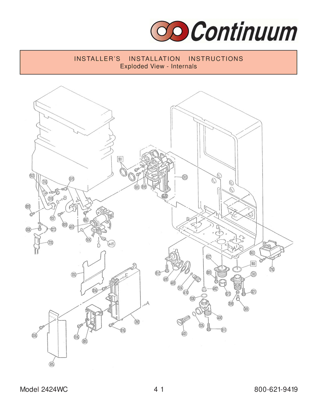 Rinnai manual Model 2424WC 