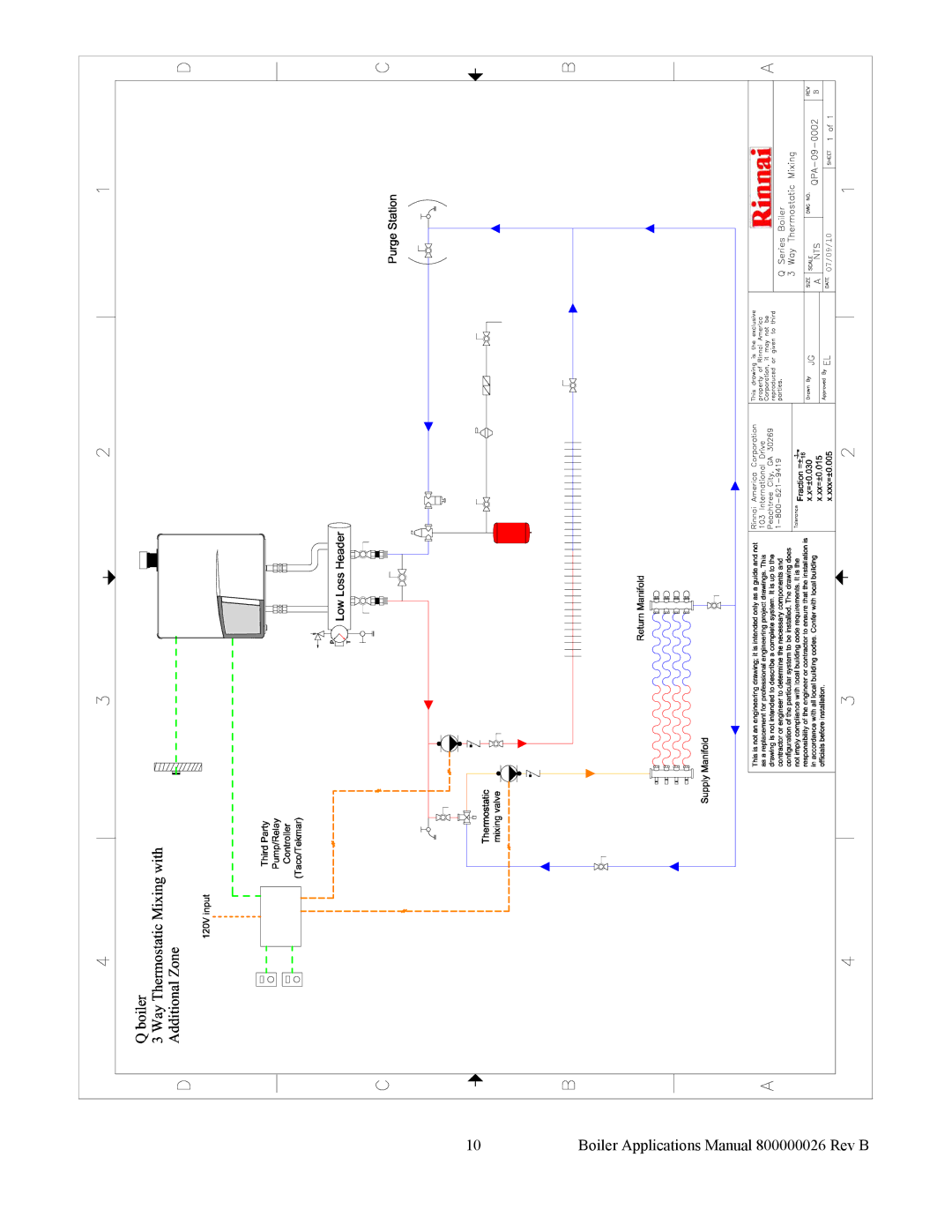 Rinnai manual Boiler Applications Manual 800000026 Rev B 