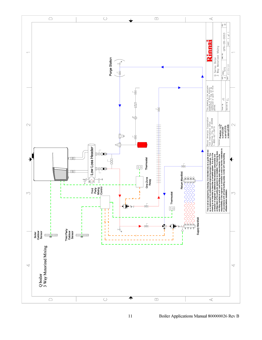 Rinnai manual Boiler Applications Manual 800000026 Rev B 