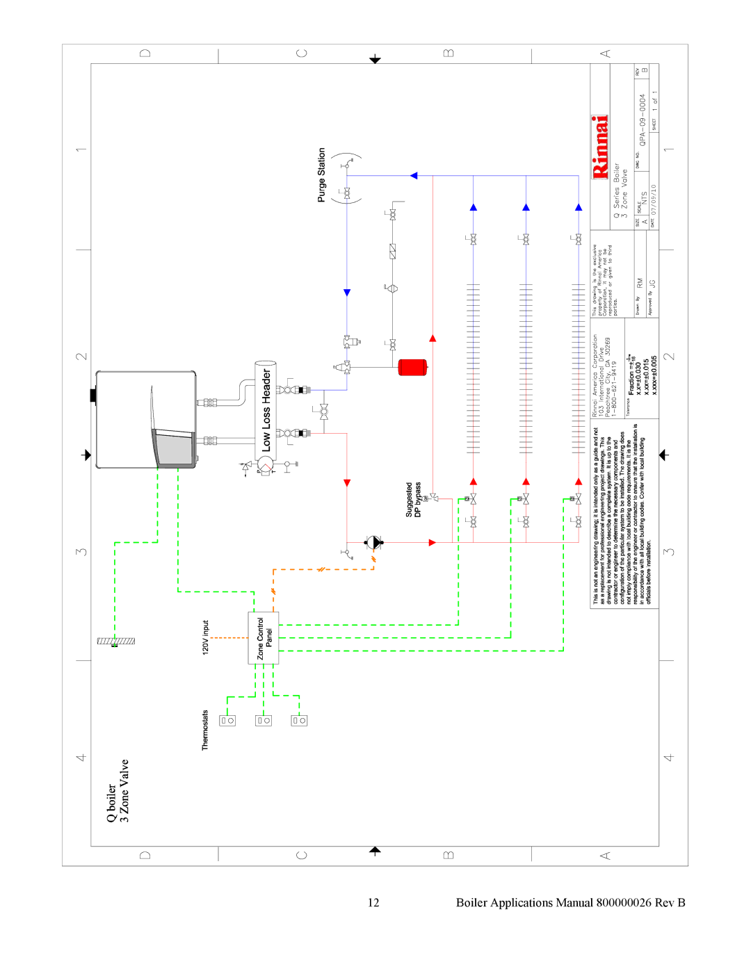 Rinnai manual Boiler Applications Manual 800000026 Rev B 