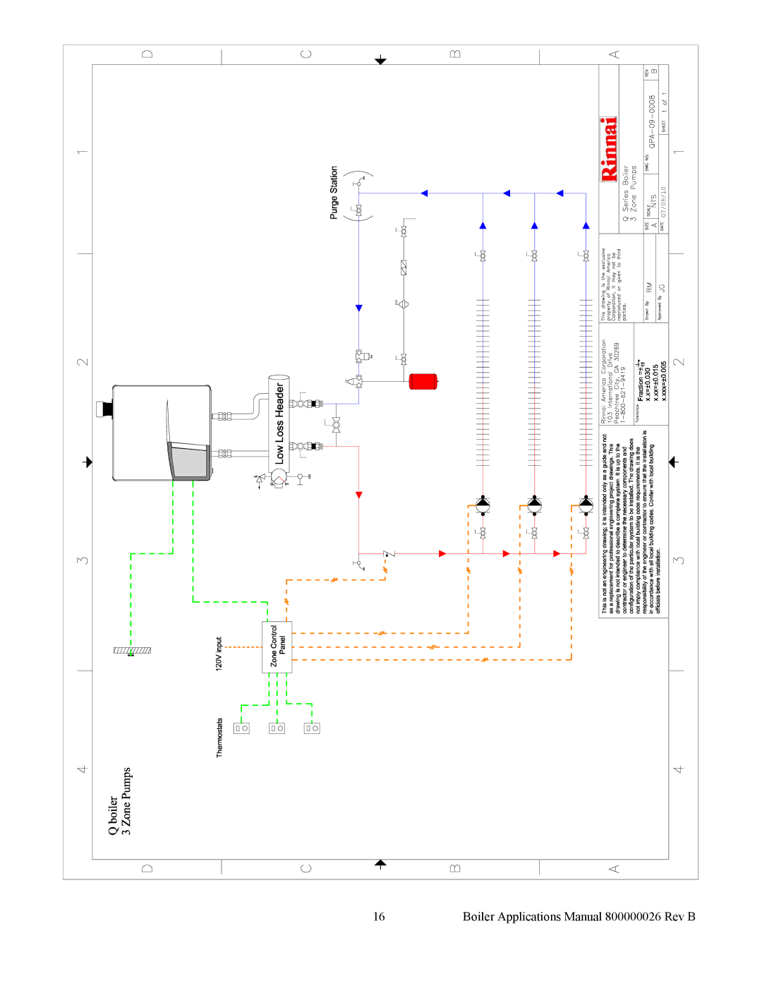 Rinnai manual Boiler Applications Manual 800000026 Rev B 