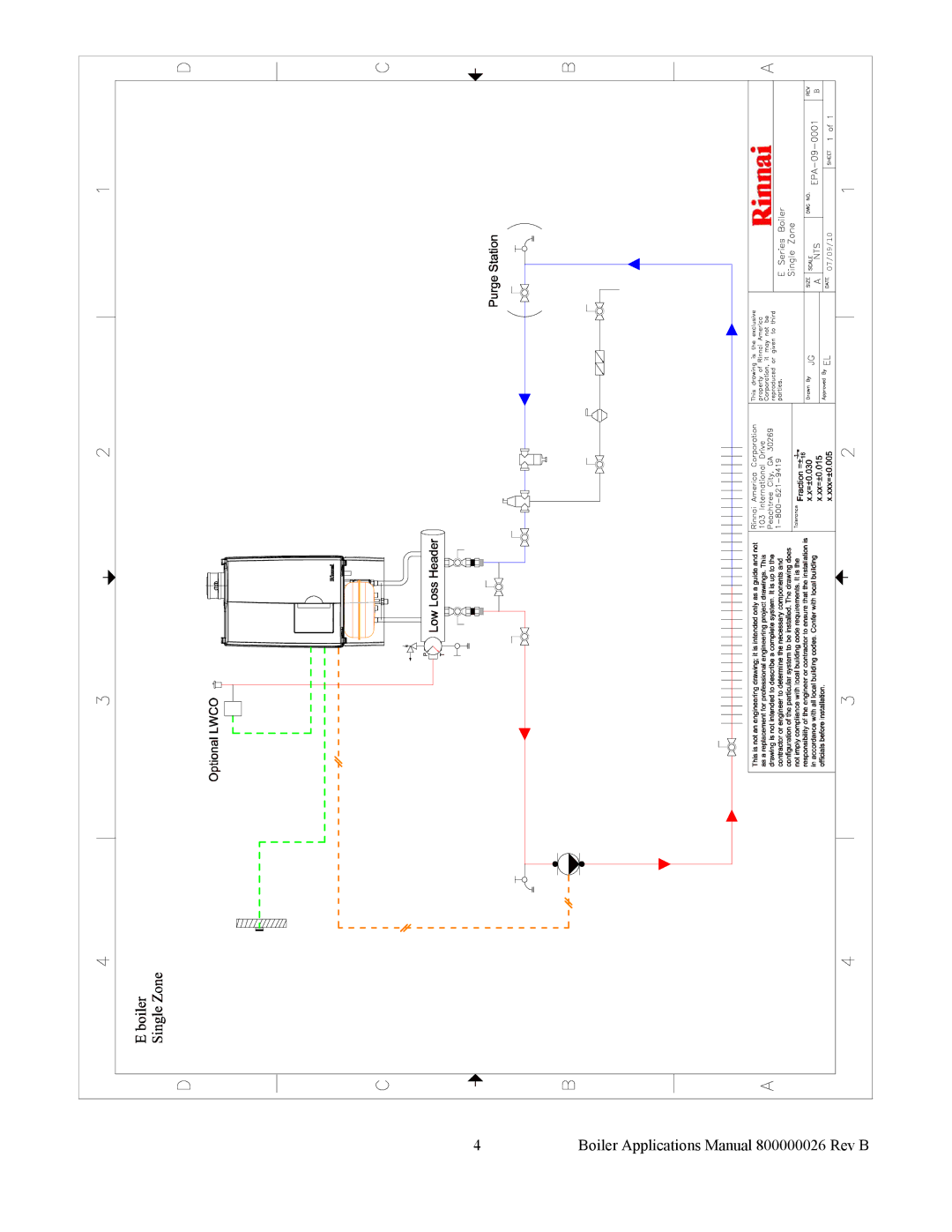 Rinnai 800000026 manual 07/09/10 