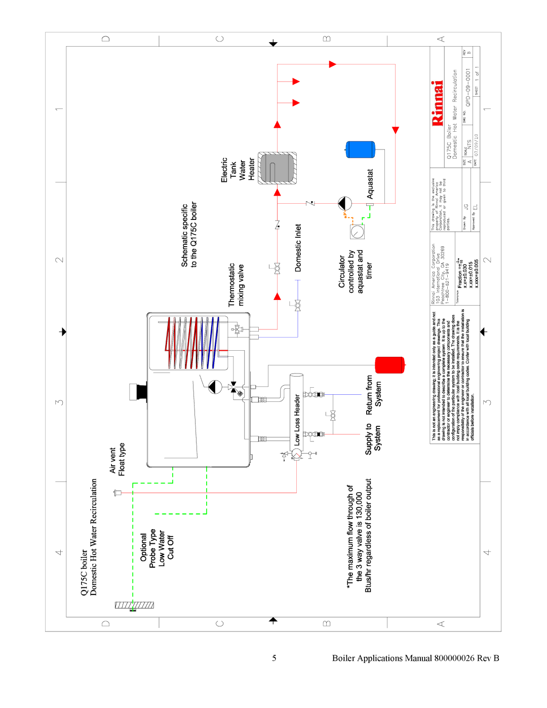 Rinnai manual Boiler Applications Manual 800000026 Rev B 