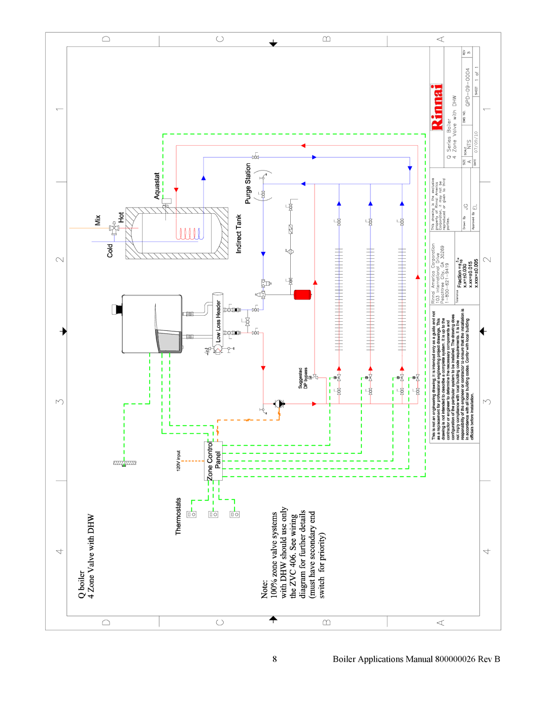 Rinnai manual Boiler Applications Manual 800000026 Rev B 