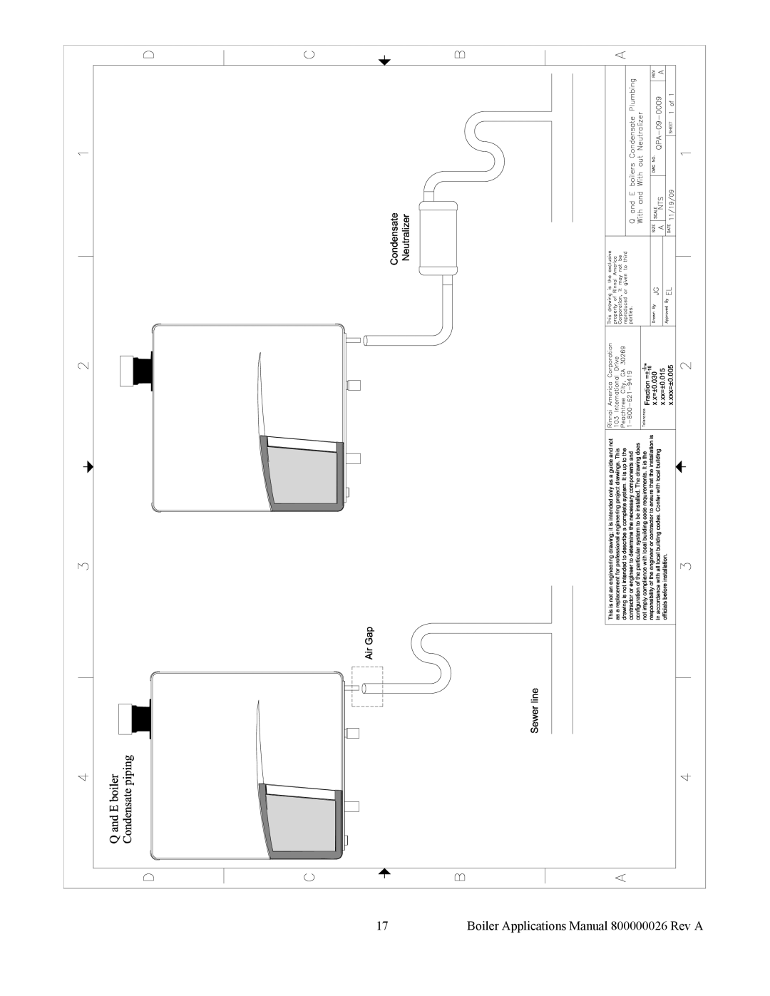 Rinnai EPD-09-0001, EPA-09-0001, QPD-09-0001 manual Boiler Applications Manual 800000026 Rev a 