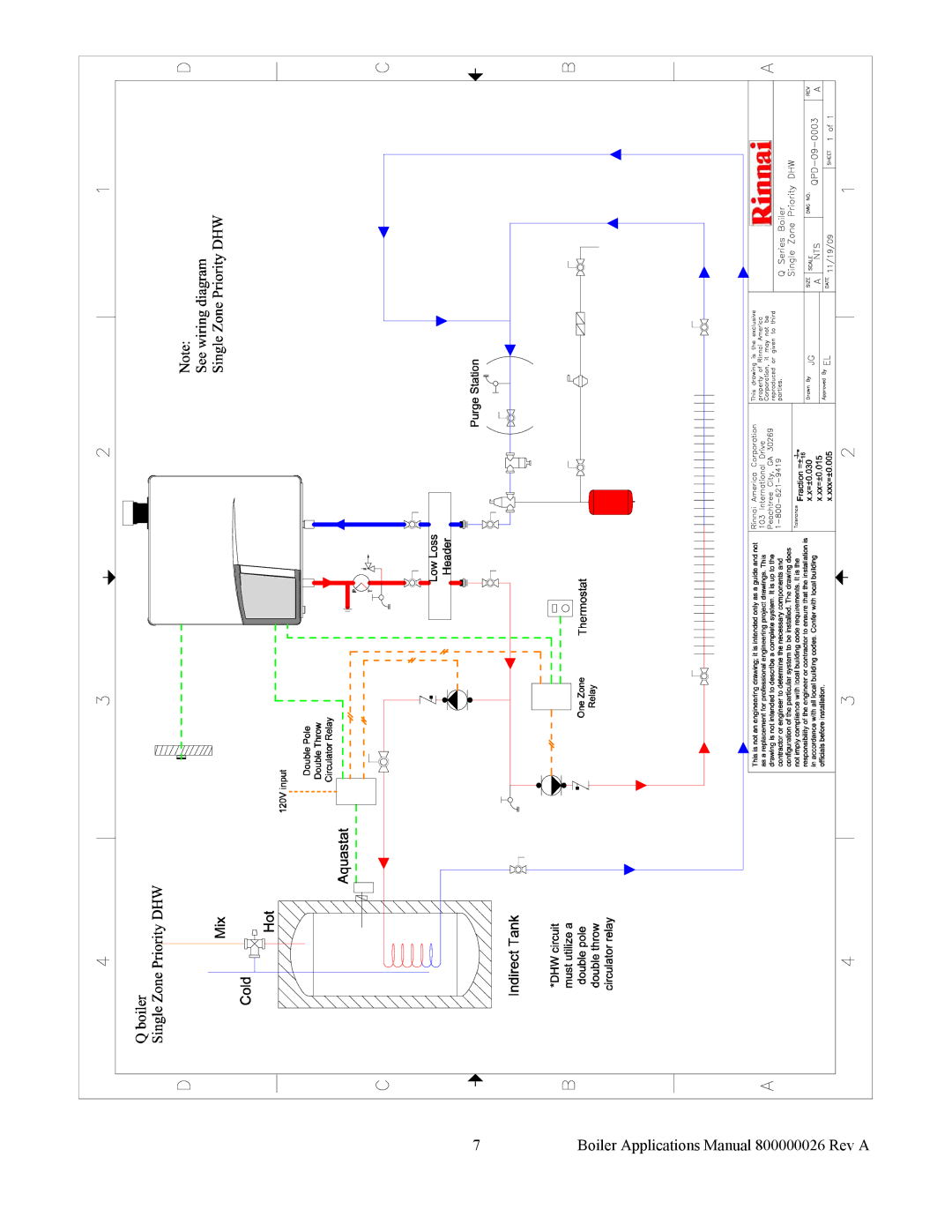 Rinnai QPD-09-0001, EPA-09-0001, EPD-09-0001 manual Boiler Applications Manual 800000026 Rev a 