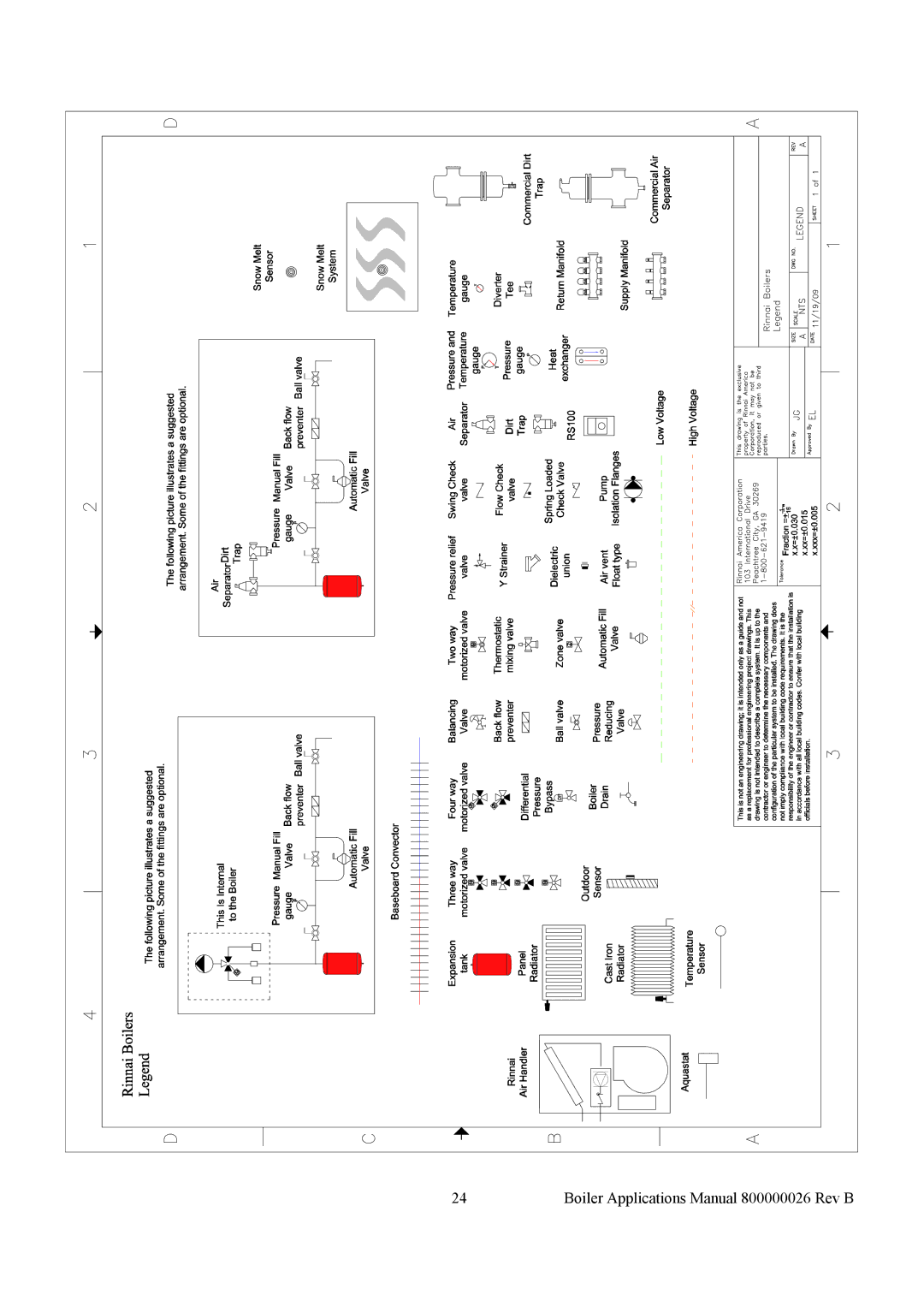 Rinnai QPD-09-0002, QPA-09-0008, QPA-09-0003, QPA-09-0006, QPA-09-0001, QPA-09-0002 Boiler Applications Manual 800000026 Rev B 