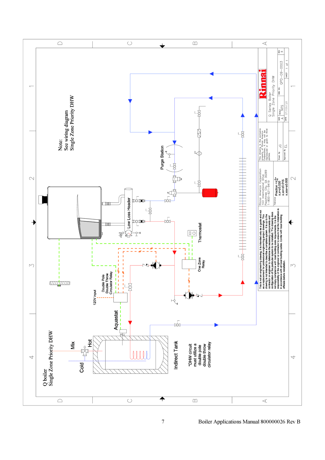 Rinnai QPD-09-0004, QPA-09-0008, QPA-09-0003, QPD-09-0002, QPA-09-0006, QPA-09-0001, QPA-09-0002, QPA-09-0007 manual 07/09/10 