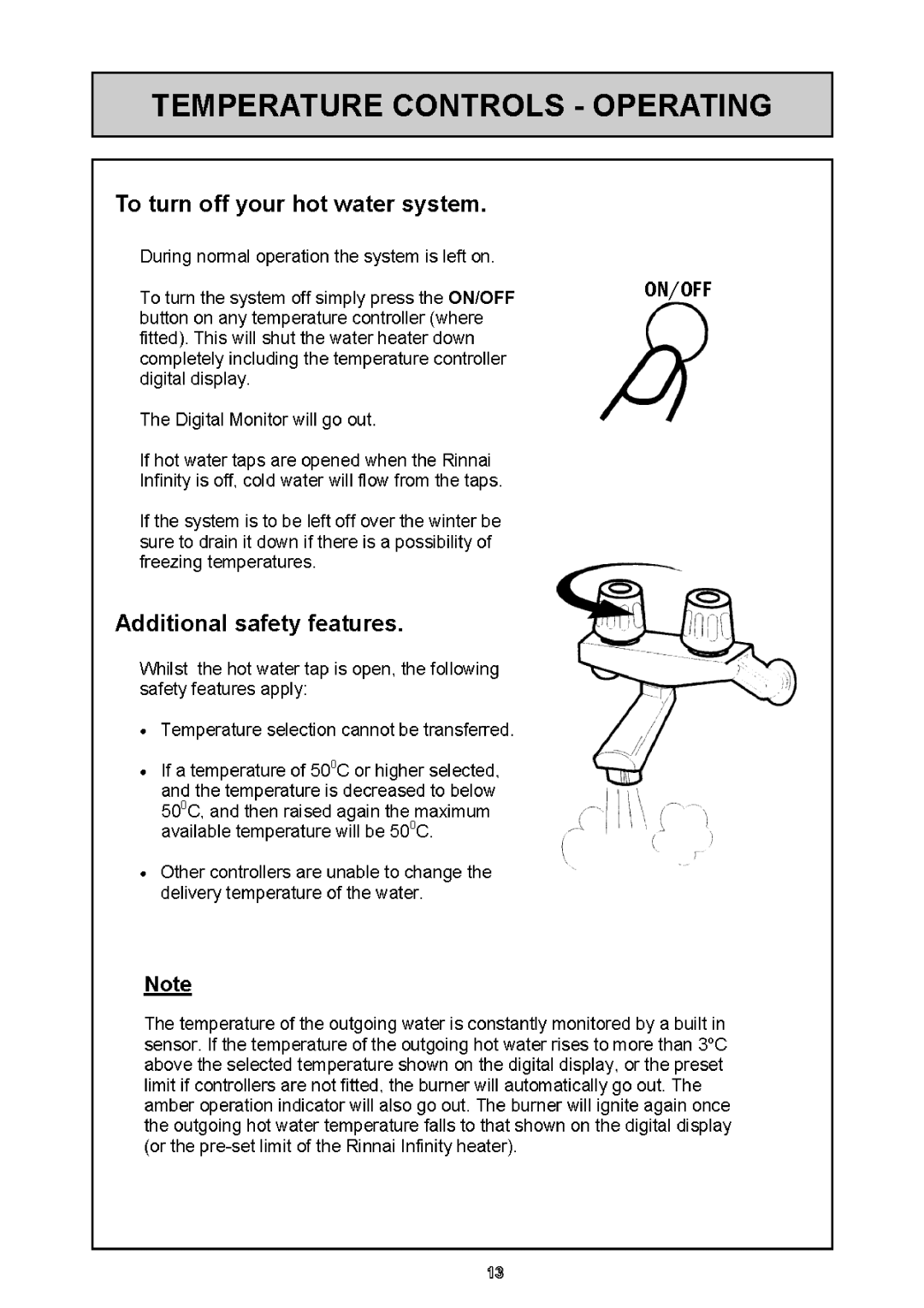 Rinnai REU - 16 FUA - E user manual 