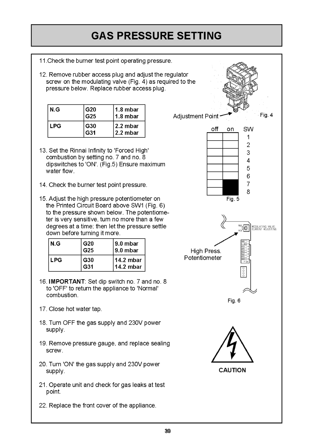 Rinnai REU - 16 FUA - E user manual 