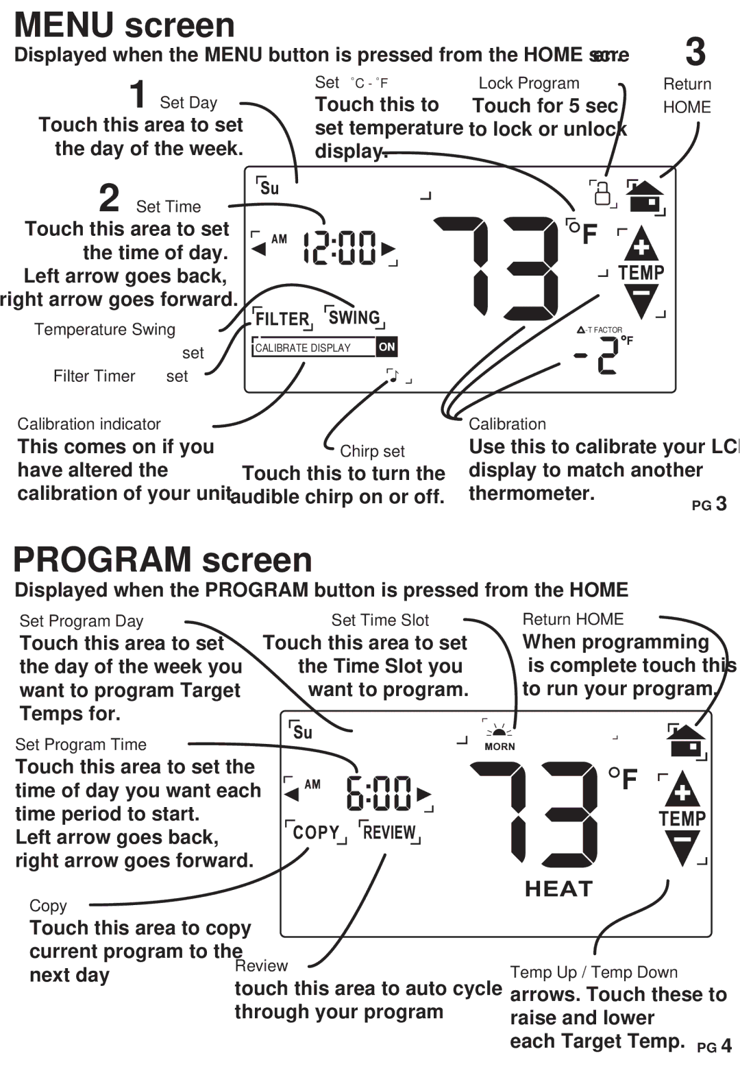 ritetemp 8030C manual Home 