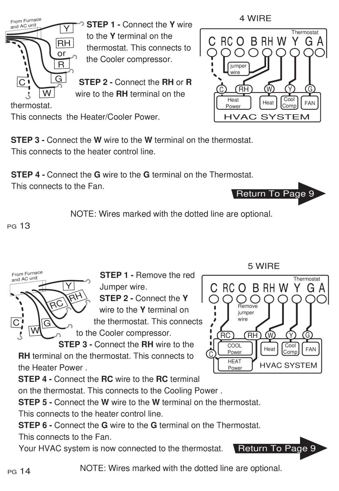 ritetemp 8035C manual Remove the red 