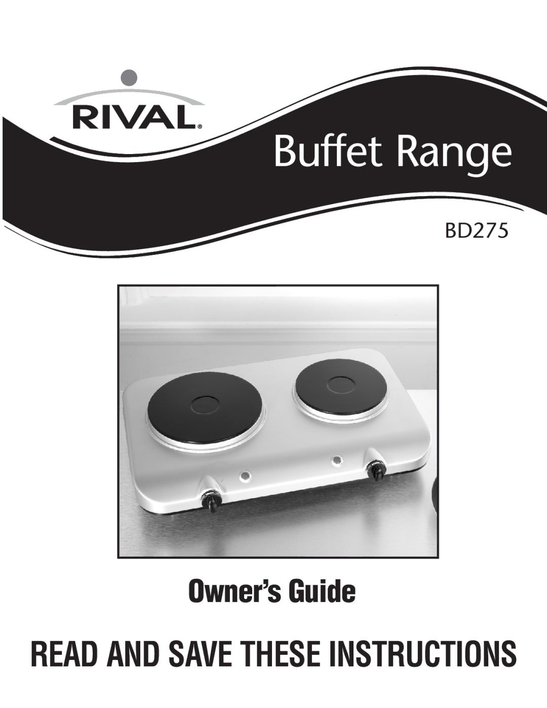 Rival BD275 manual Buffet Range 