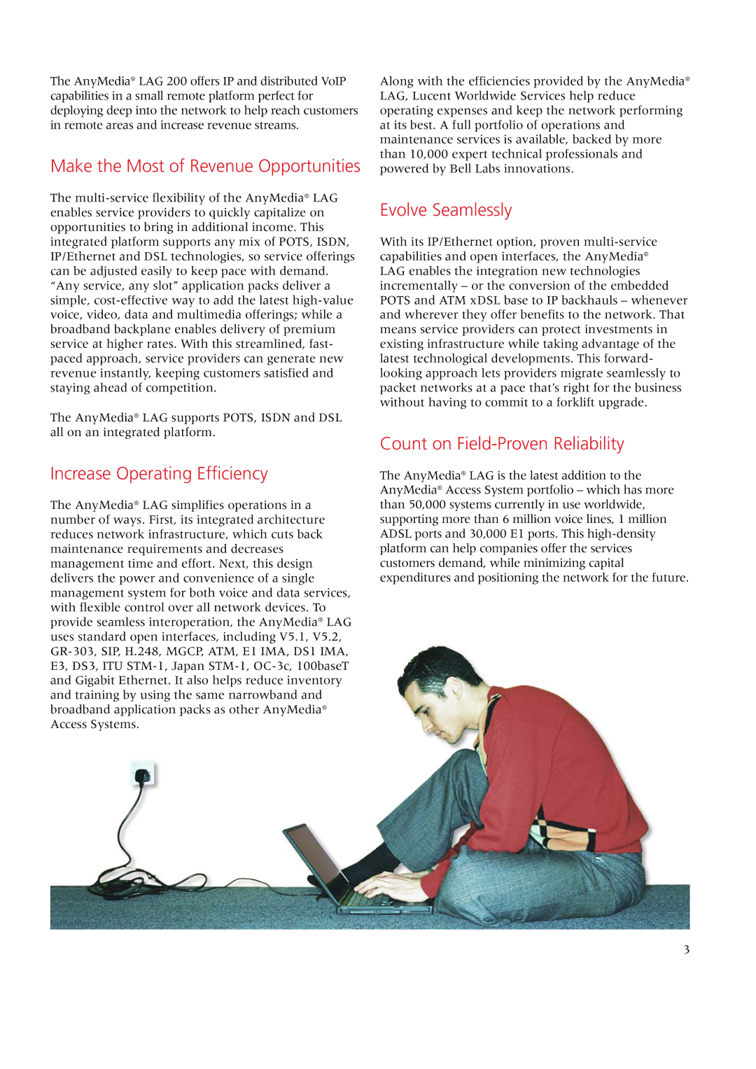 Riverstone Networks Line Access Gateway manual Make the Most of Revenue Opportunities, Increase Operating Efficiency 