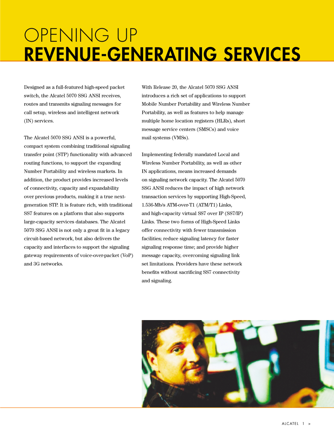 Riverstone Networks SSG manual Opening UP REVENUE-GENERATING Services 